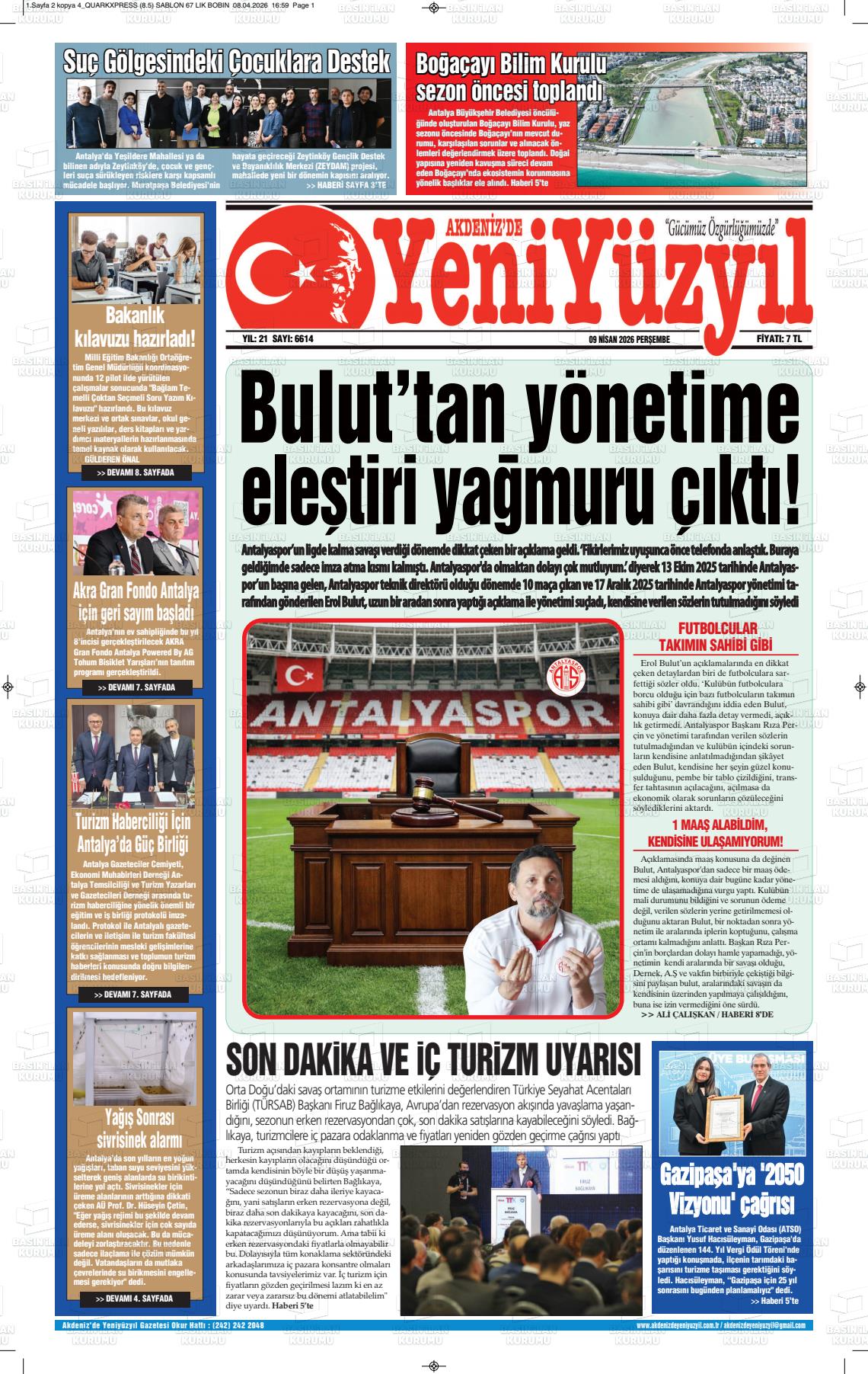 Antalya Akdenizdeyeniyuzyil 09.04.2026