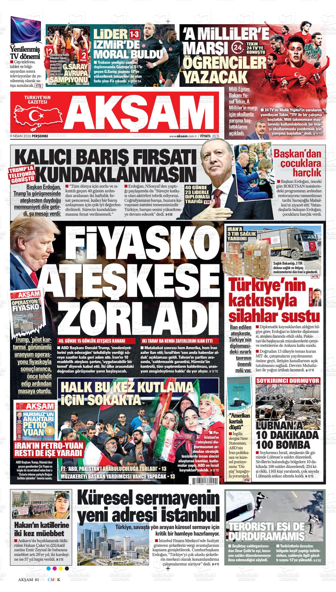 Akşam Gazetesi 09.04.2026