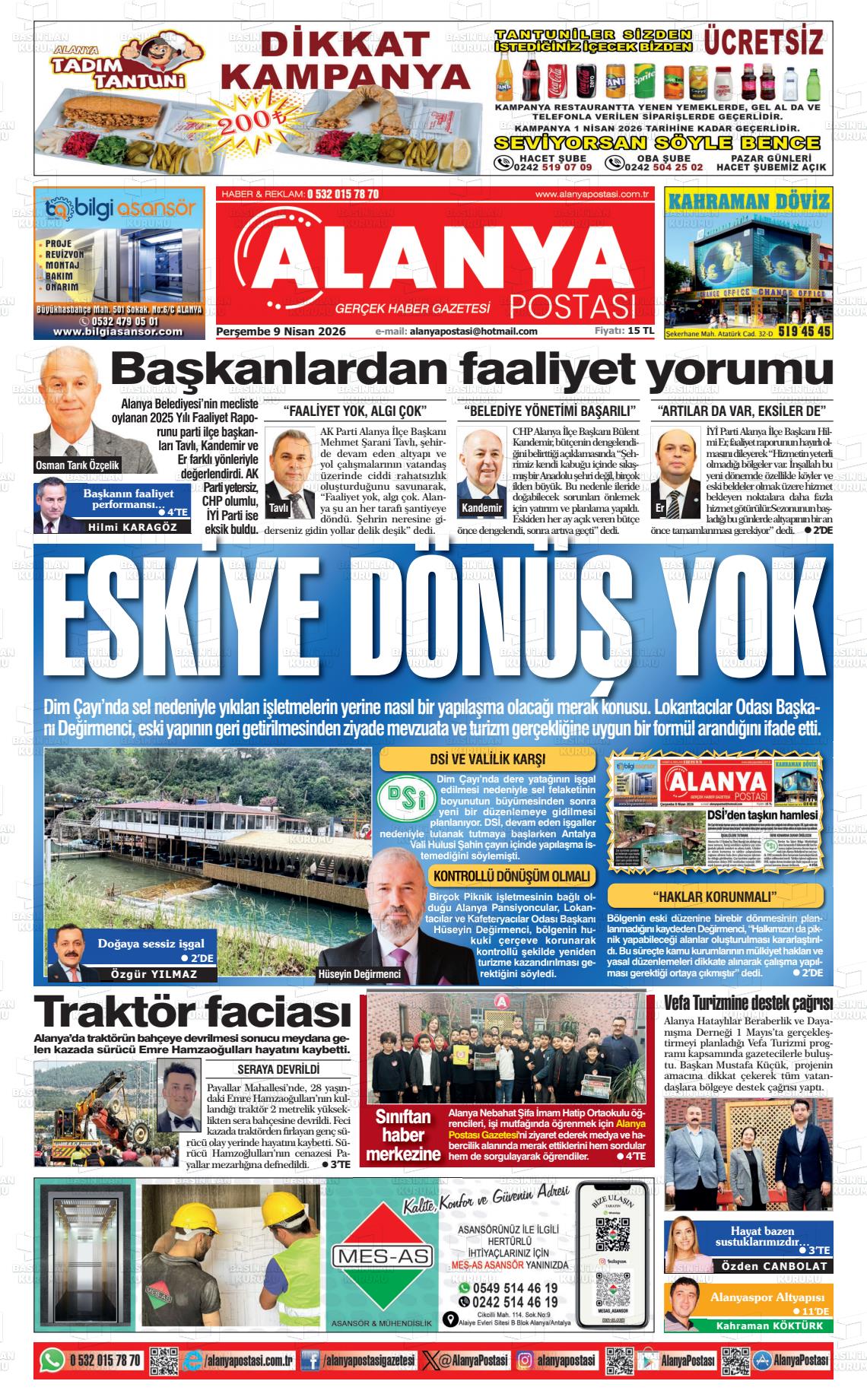 Antalya Alanyapostasi 09.04.2026