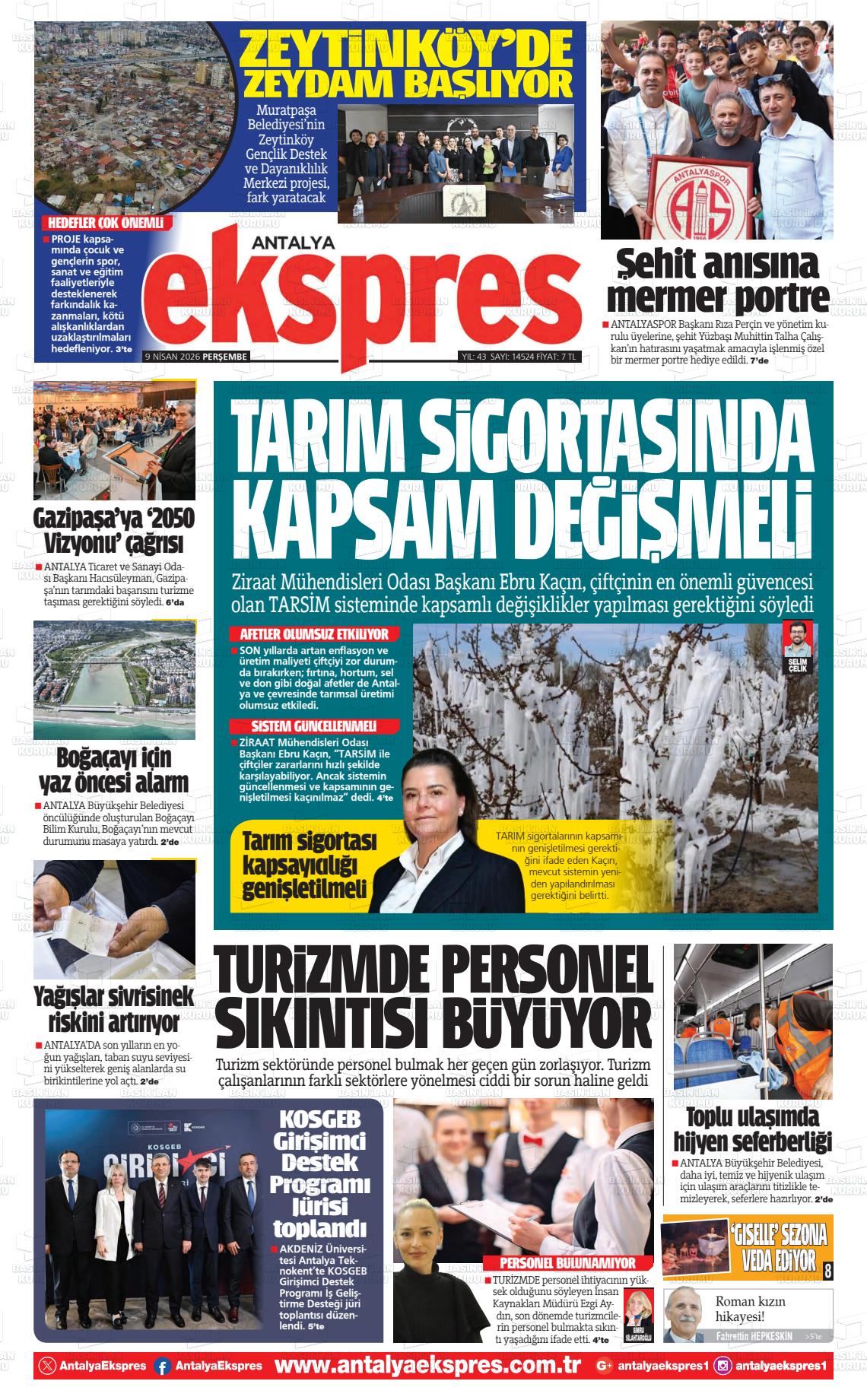 Antalya Ekspres 09.04.2026
