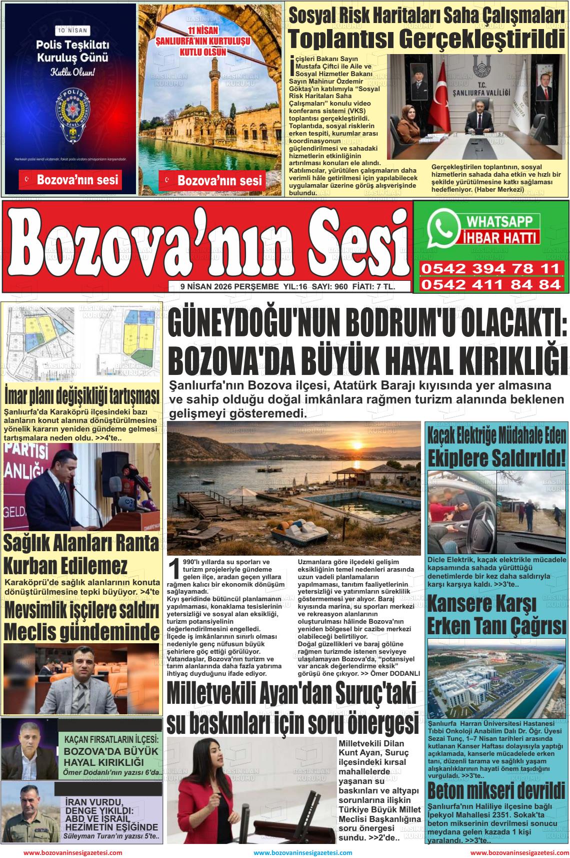 Sanliurfa Bozovaninsesi 09.04.2026