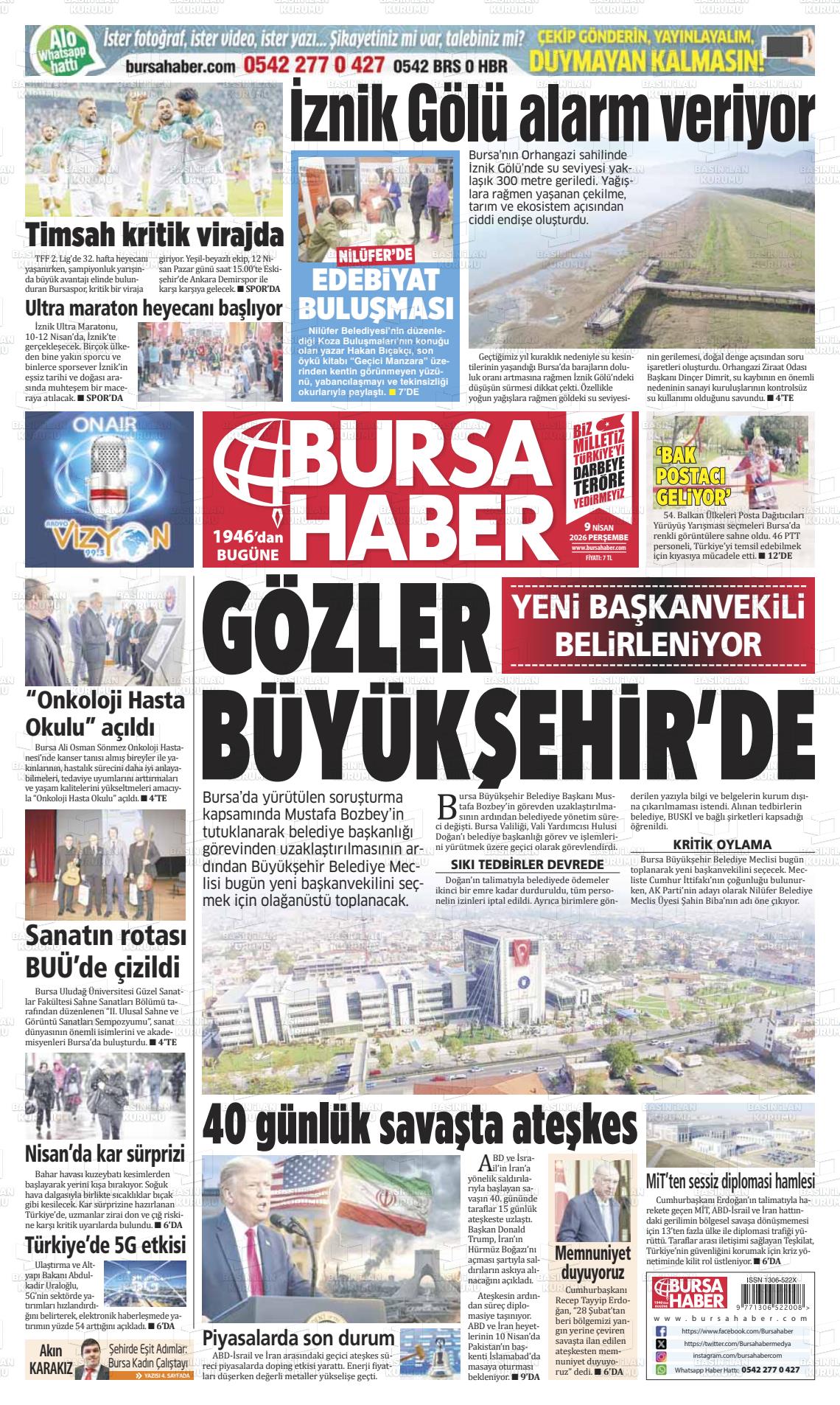 Bursa Haber 09.04.2026