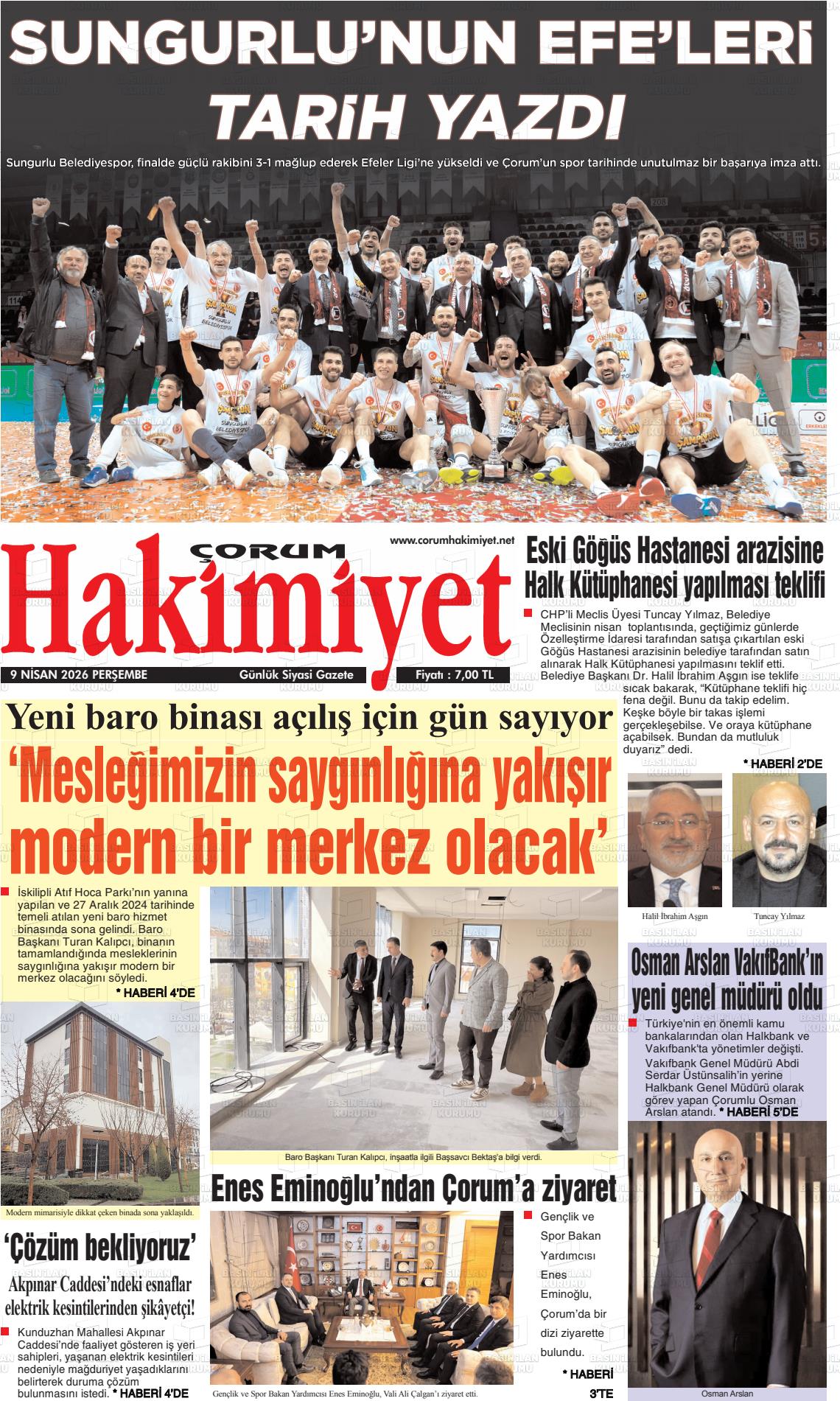 Corum Hakimiyet 09.04.2026