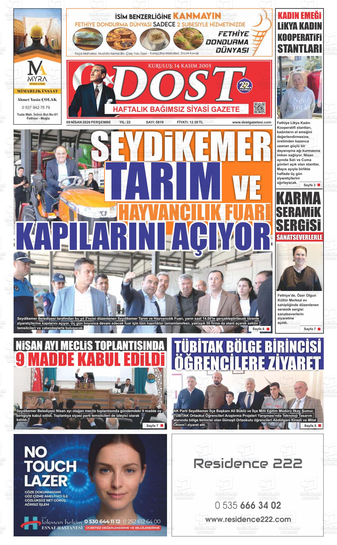 Mugla Dost 09.04.2026