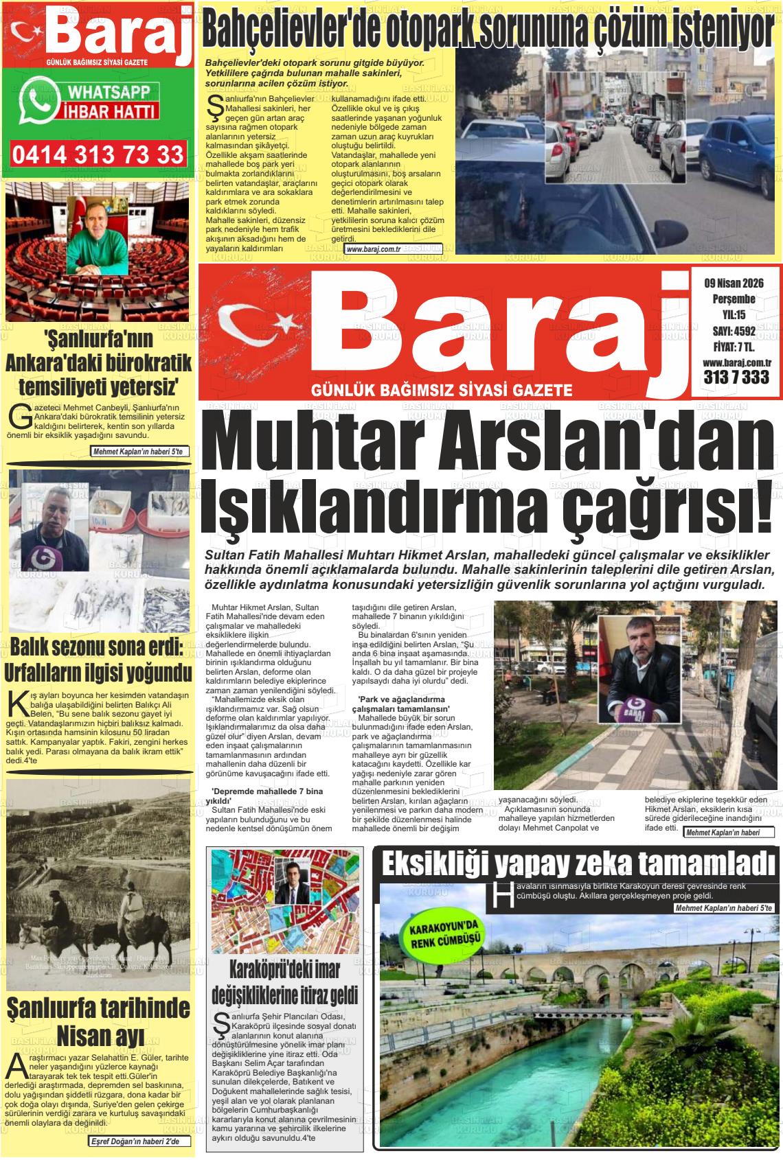 Sanliurfa Dundenbugunesafak 09.04.2026