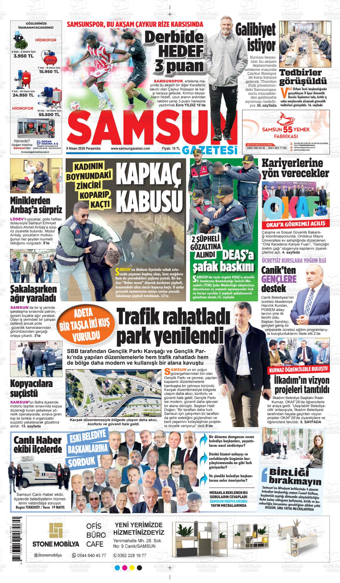Samsun Ekip 09.04.2026