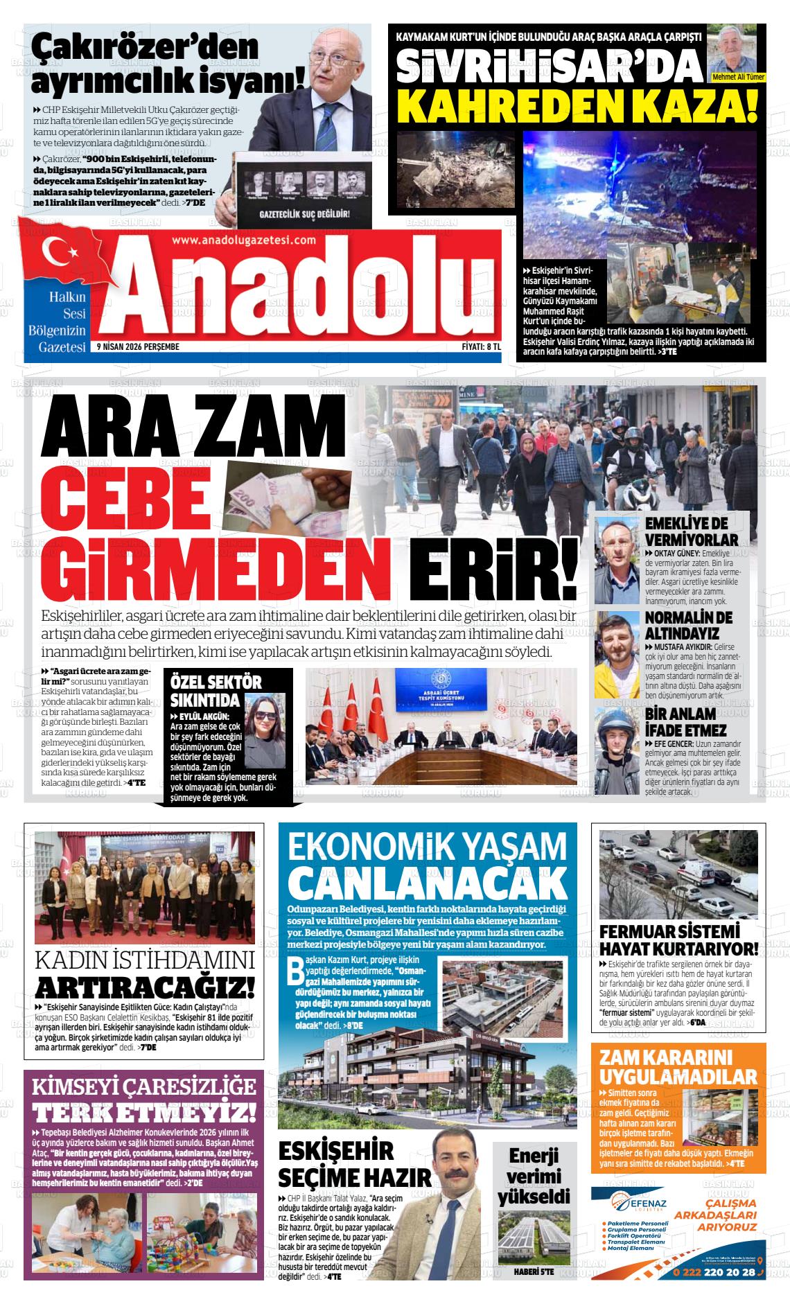 Eskisehir Anadolu 09.04.2026