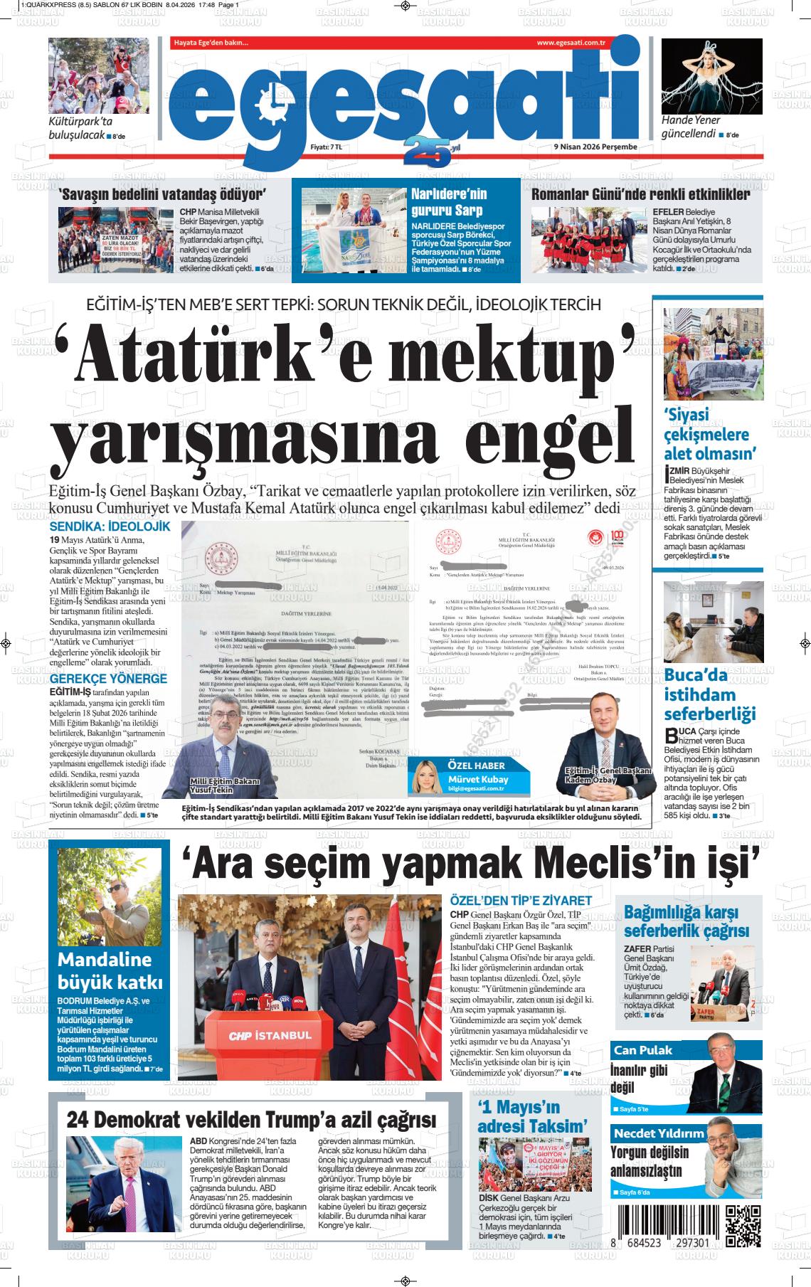 Izmir Haberekspres 09.04.2026