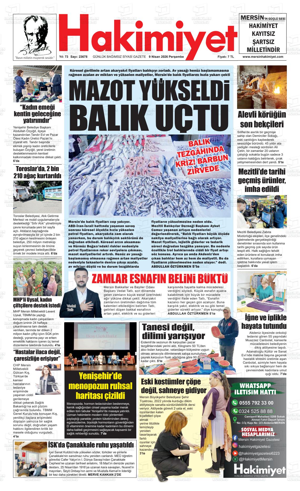 Konya Hakimiyet 09.04.2026