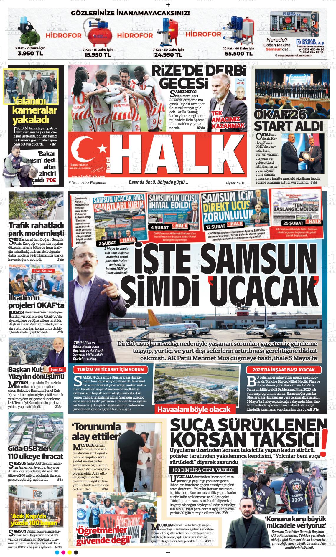Samsun Hedefhalk 09.04.2026
