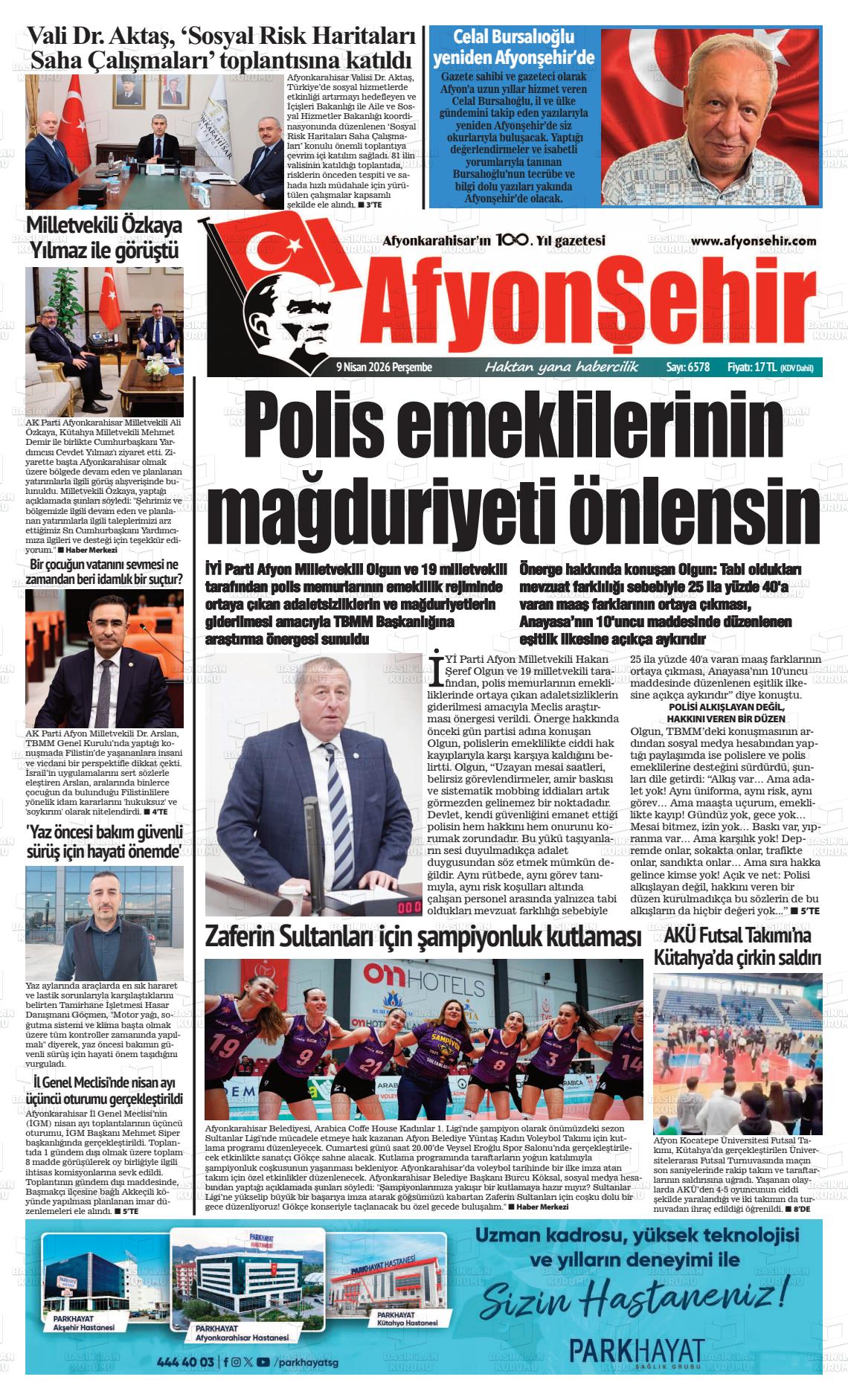 Afyonkarahisar Hisar 09.04.2026