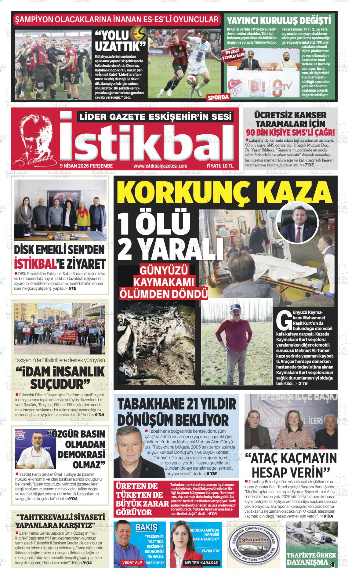 Eskisehir Istikbal 09.04.2026