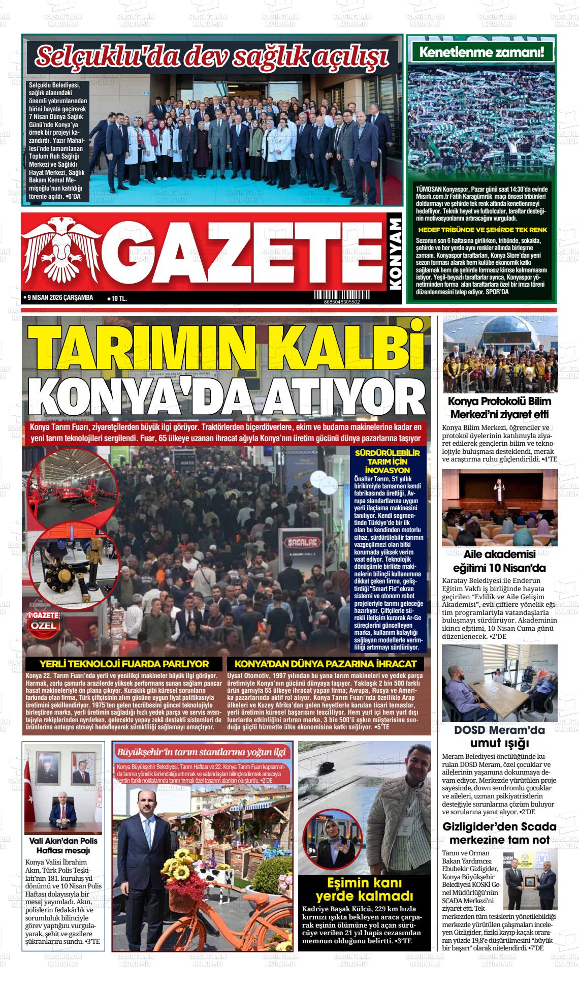 Konya Yenigun 09.04.2026