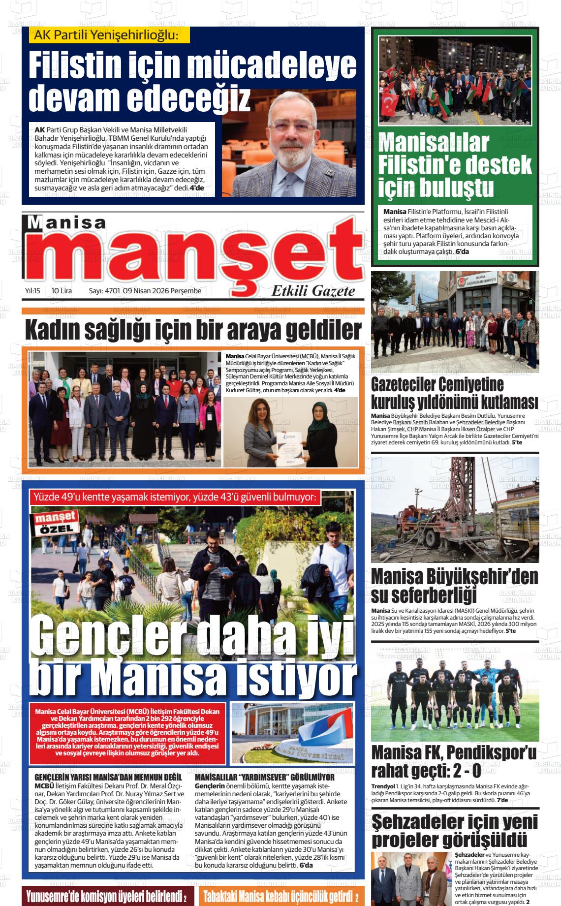 Manisa Manset 09.04.2026