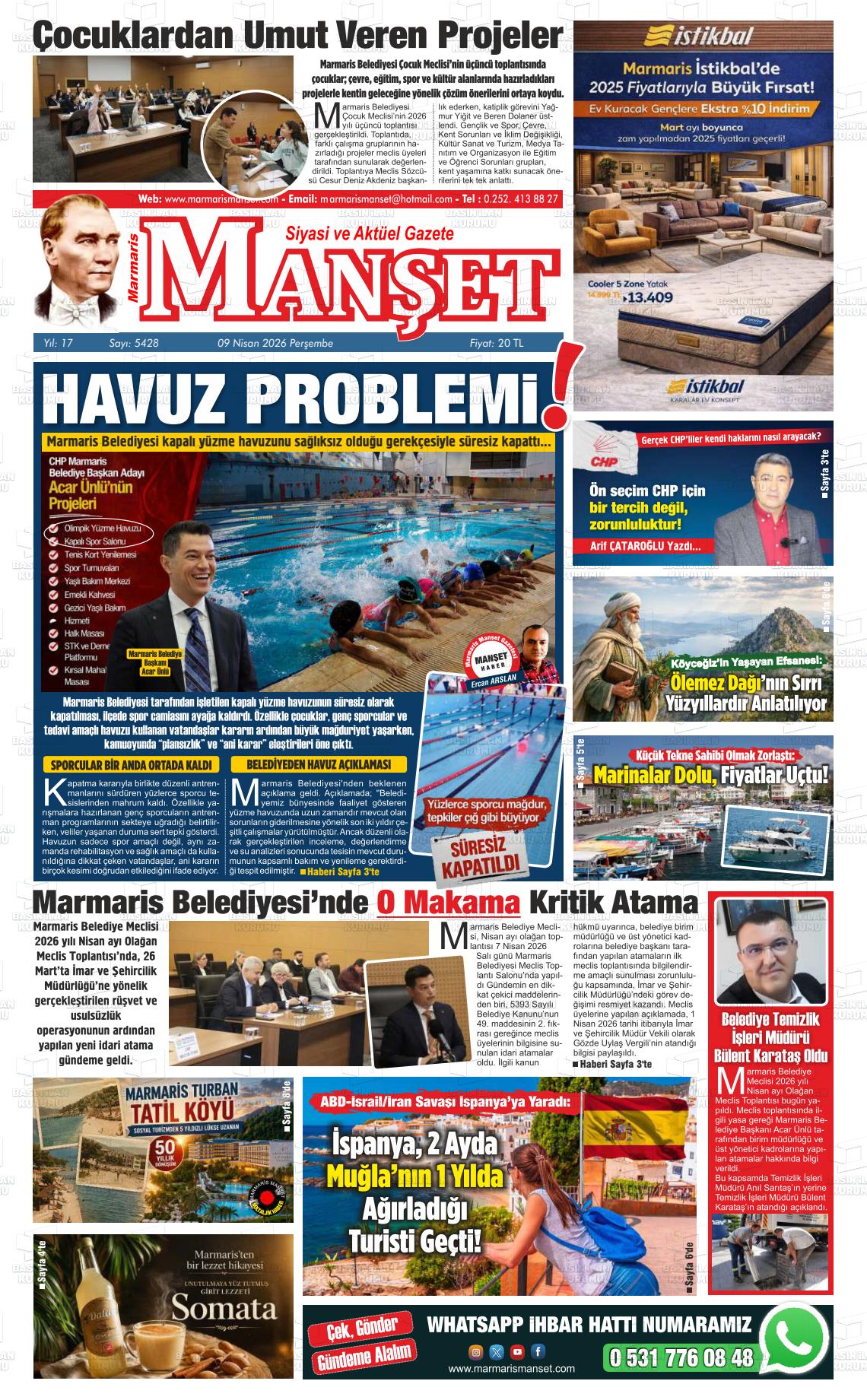 Mugla Manset 09.04.2026