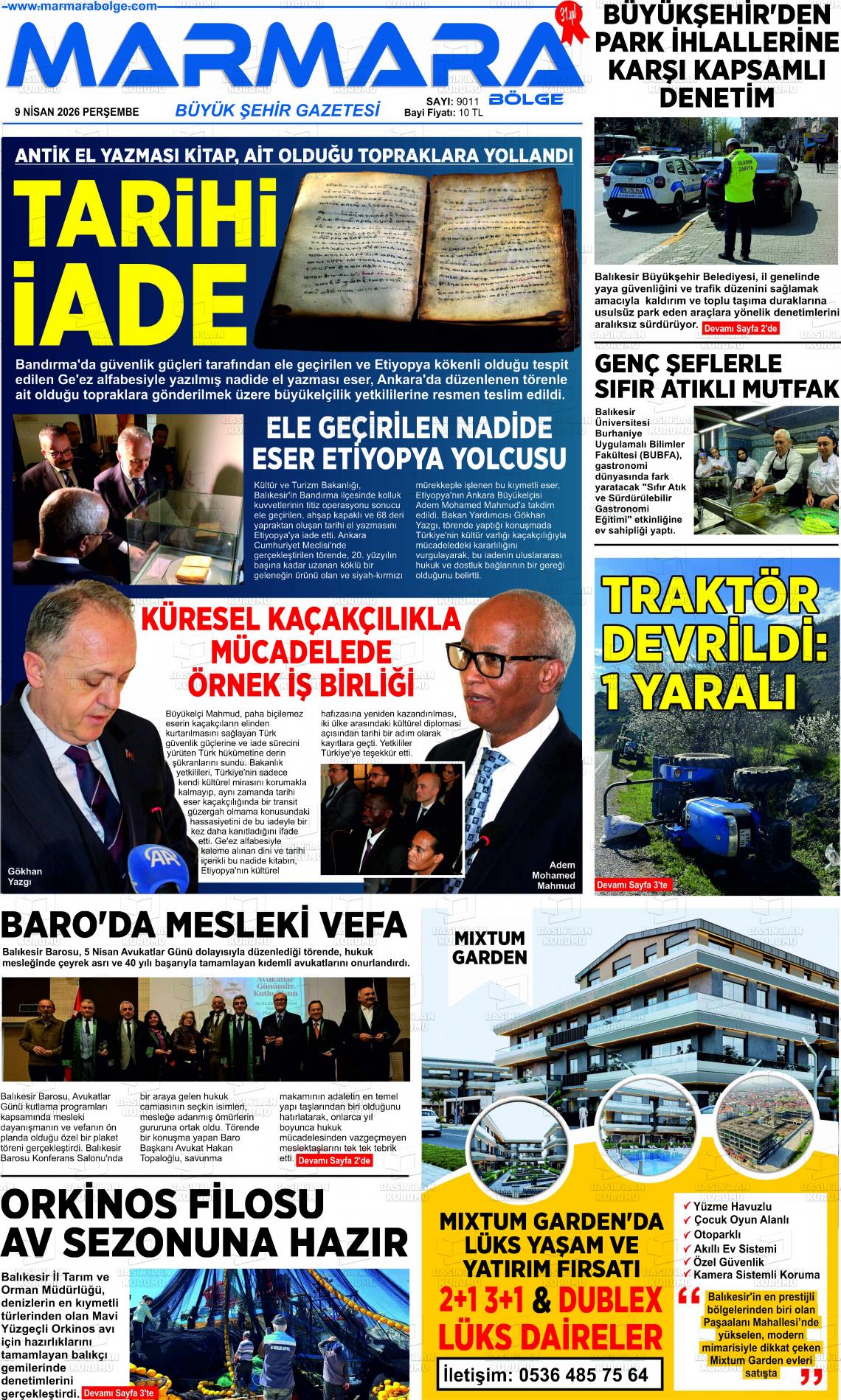 Balikesir Marmarabolge 09.04.2026