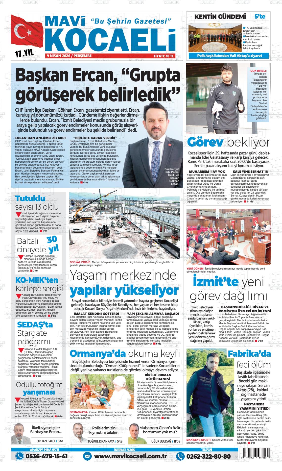 Kocaeli Mavi 09.04.2026