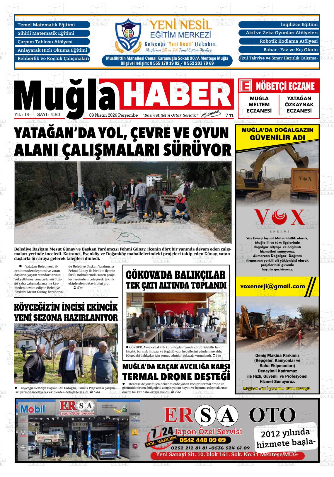 Mugla Haber 09.04.2026