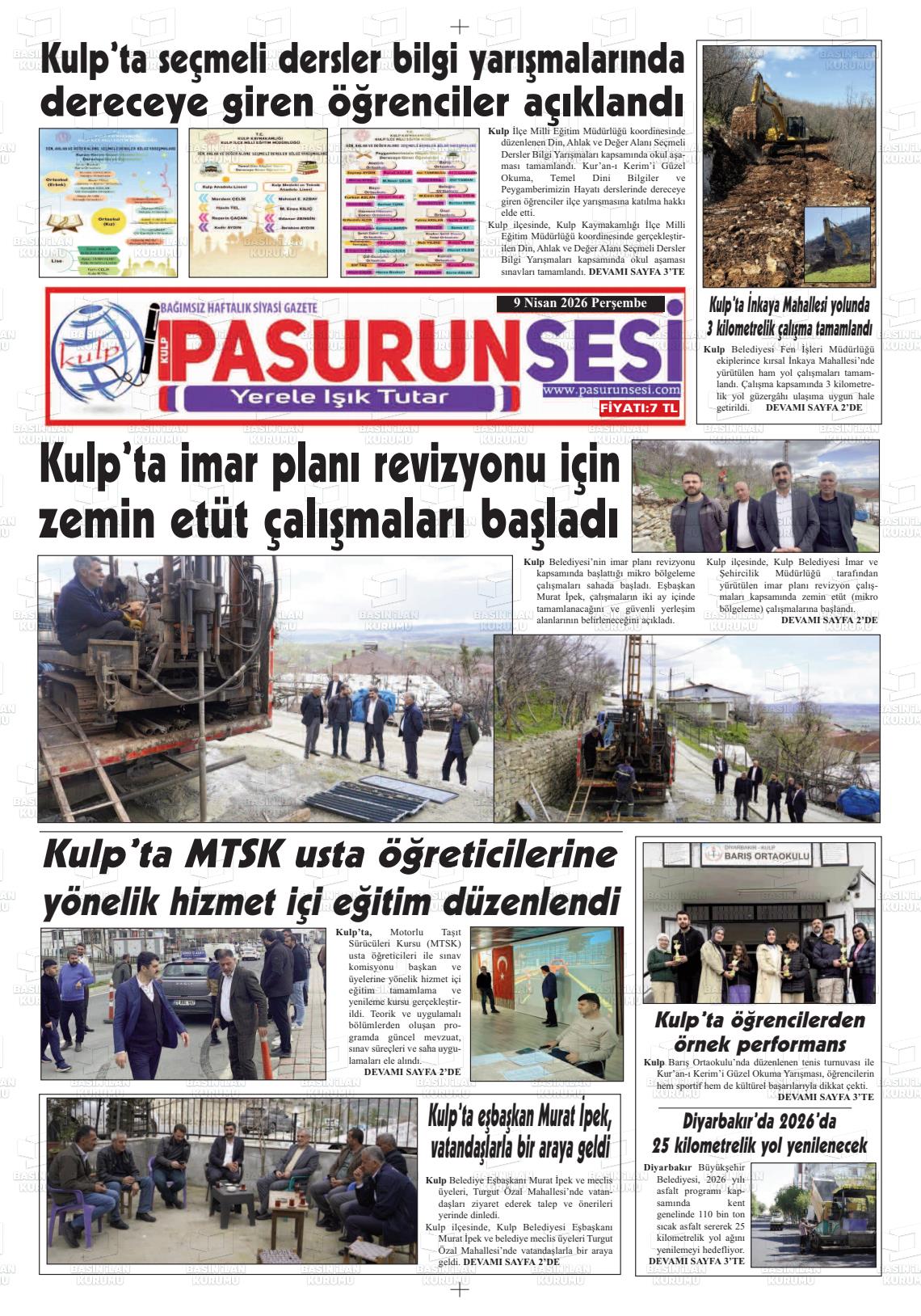 Diyarbakir Pasurunsesi 09.04.2026