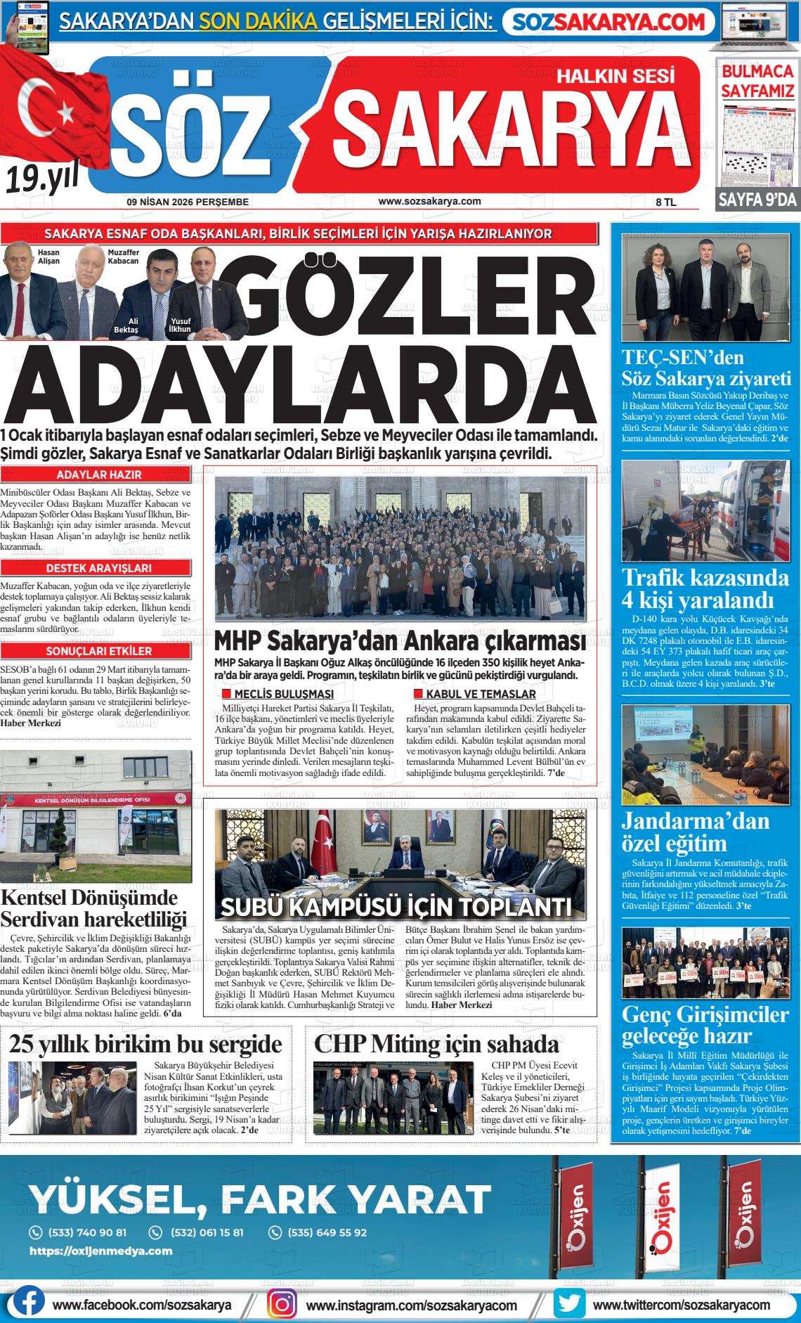 Sakarya Halk 09.04.2026