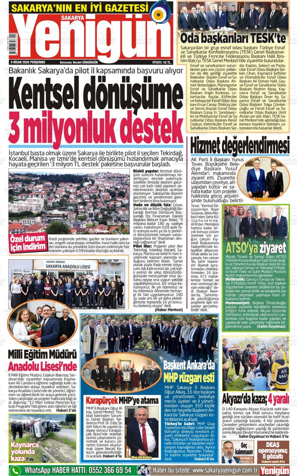 Sakarya Yenigun 09.04.2026