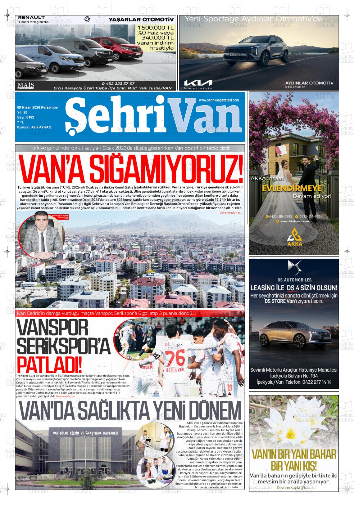 Van Sehri 09.04.2026