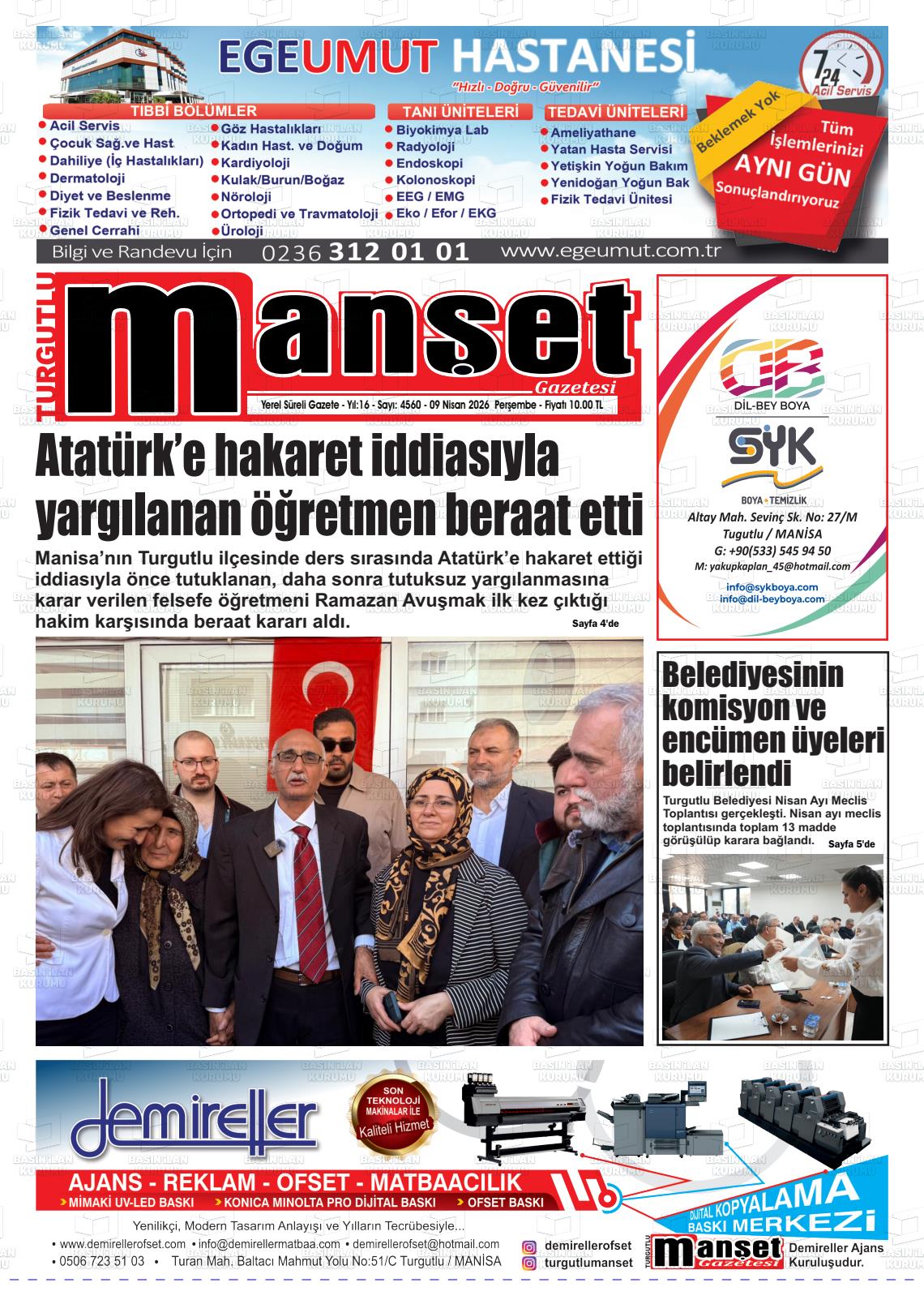 Manisa Turgutlumanset 09.04.2026