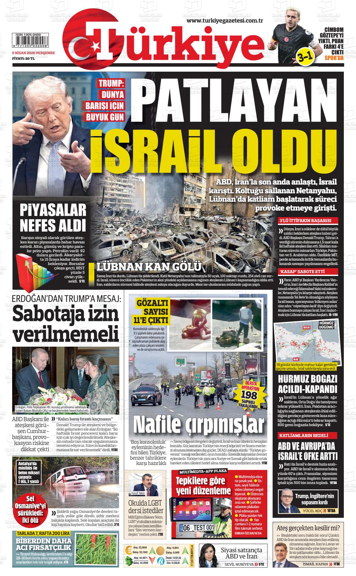 Türkiye Gazetesi 09.04.2026