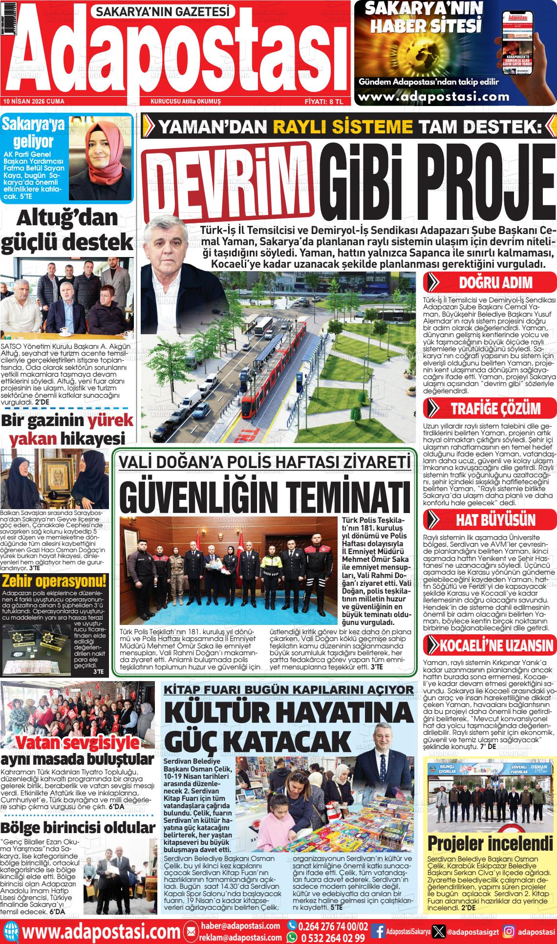 Sakarya Adapostasi 10.04.2026