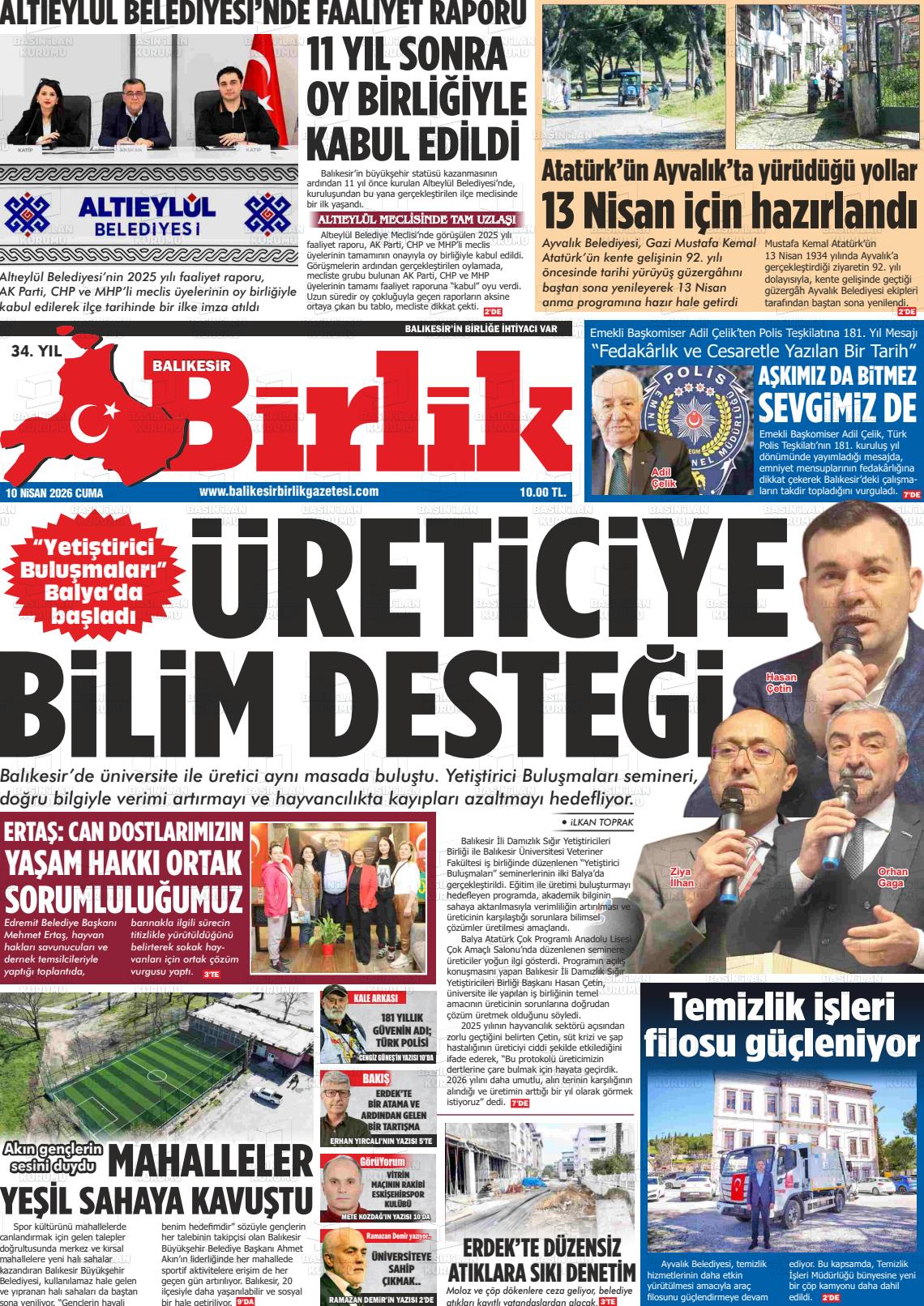 Balikesir Birlik 10.04.2026