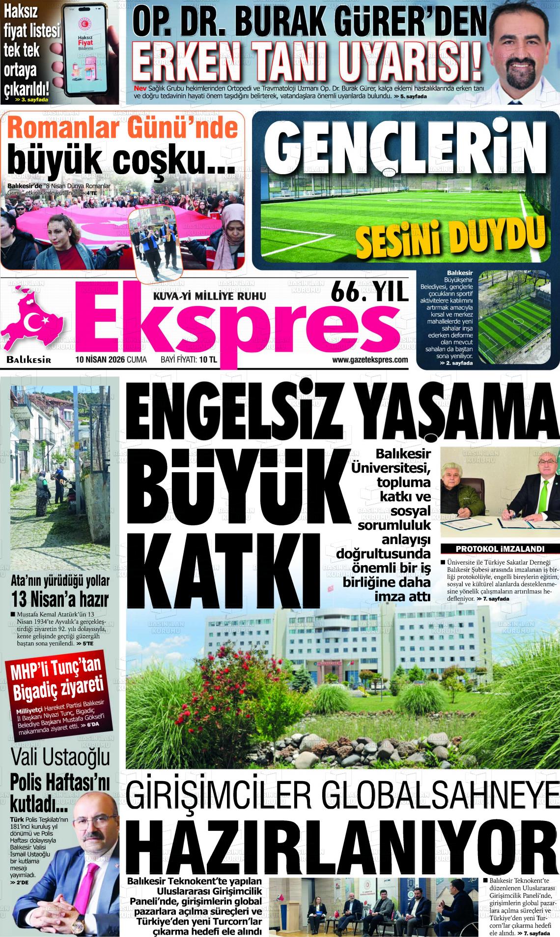 Balikesir Ekspres 10.04.2026