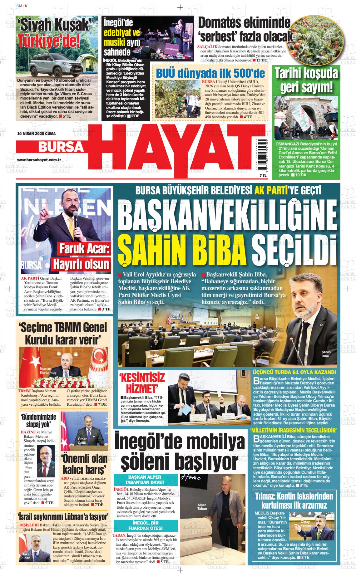 Bursa Hayat 10.04.2026