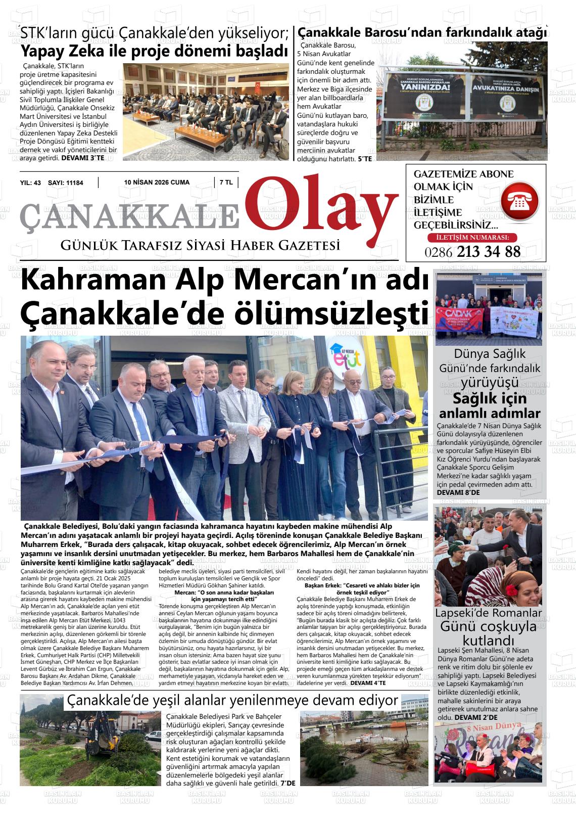 Canakkale Olay 10.04.2026