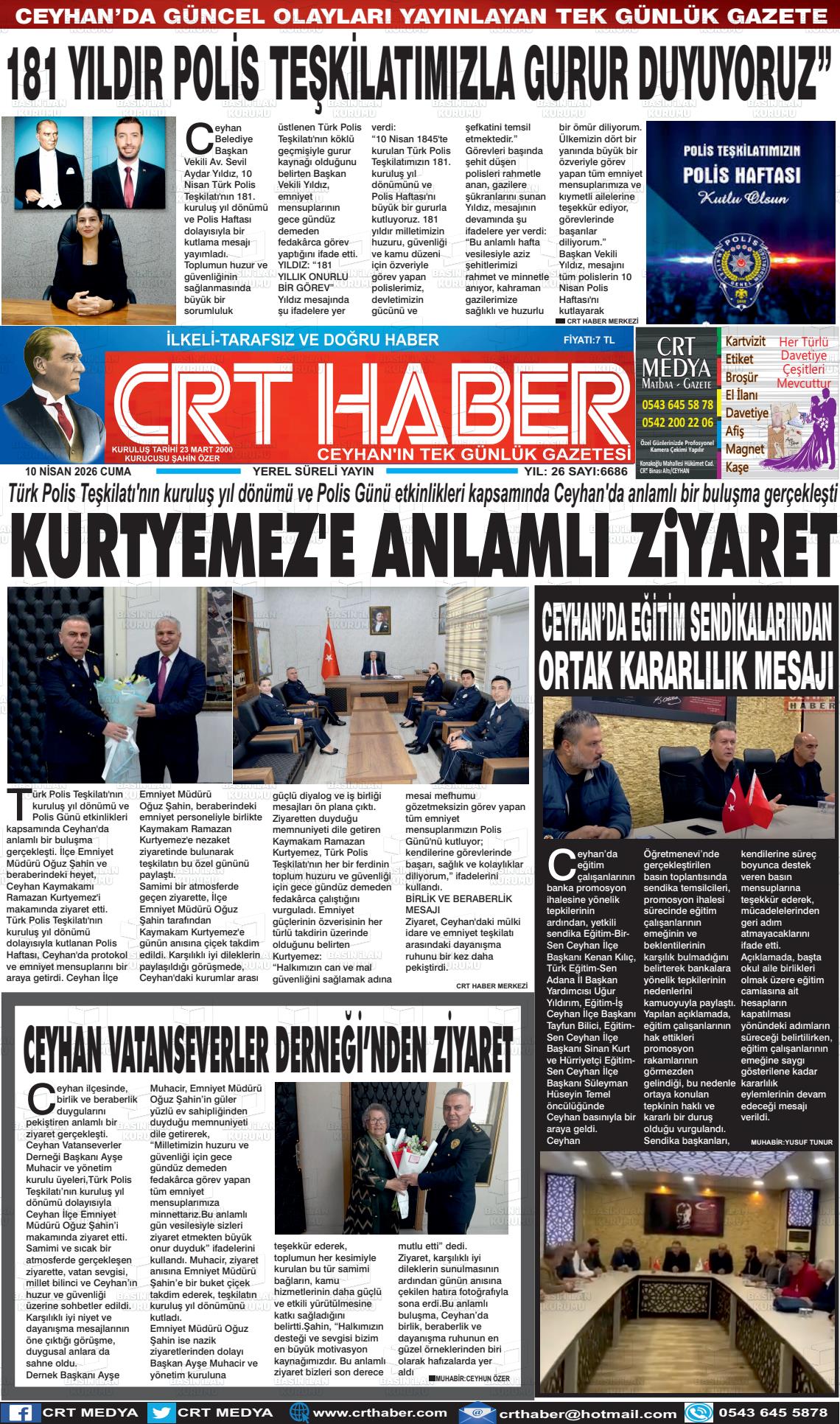 Adana Crthaber 10.04.2026