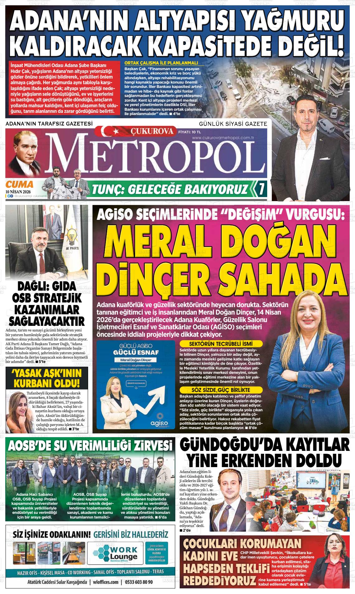 Adana Cukurovametropol 10.04.2026