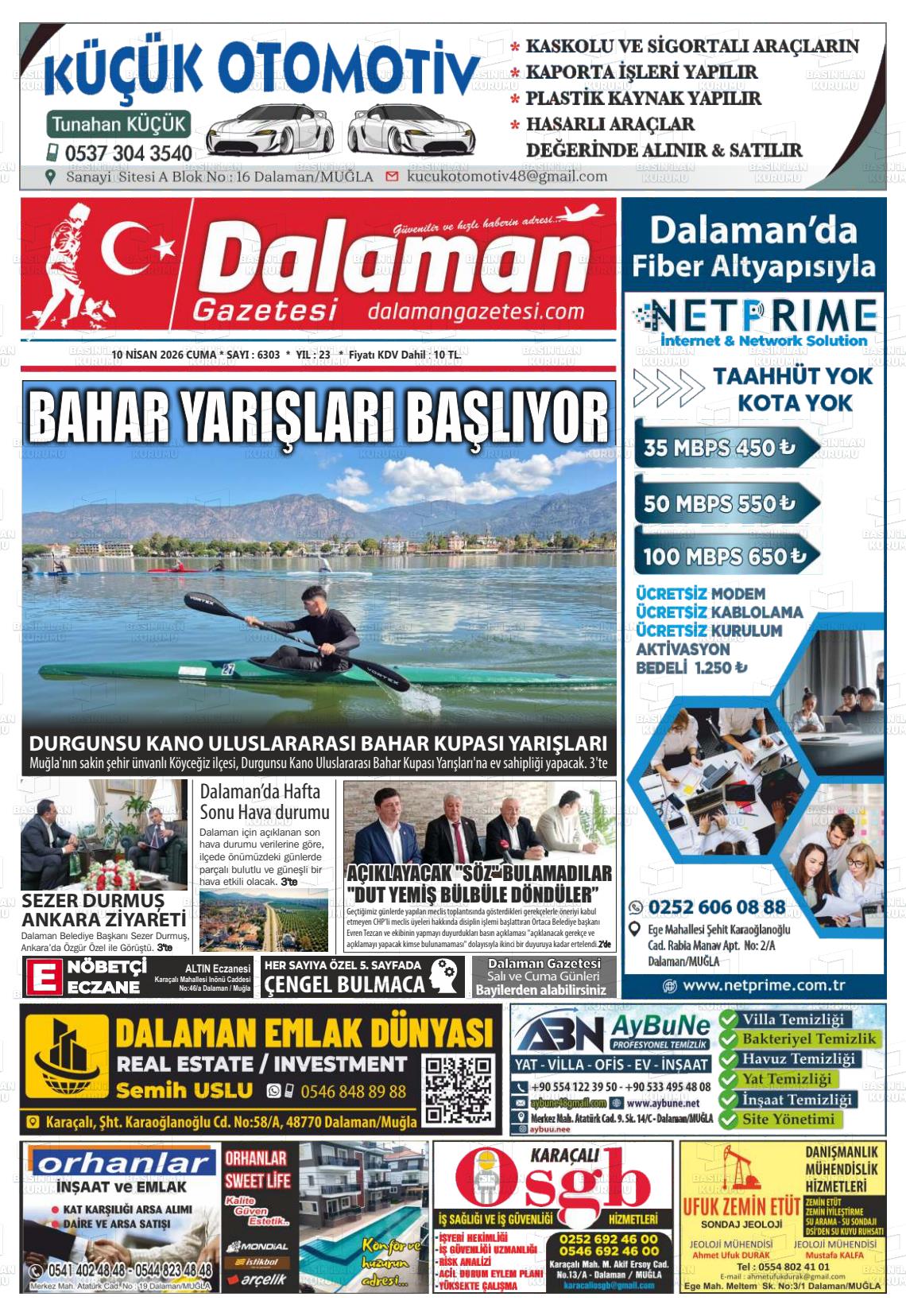 Mugla Dalaman 10.04.2026