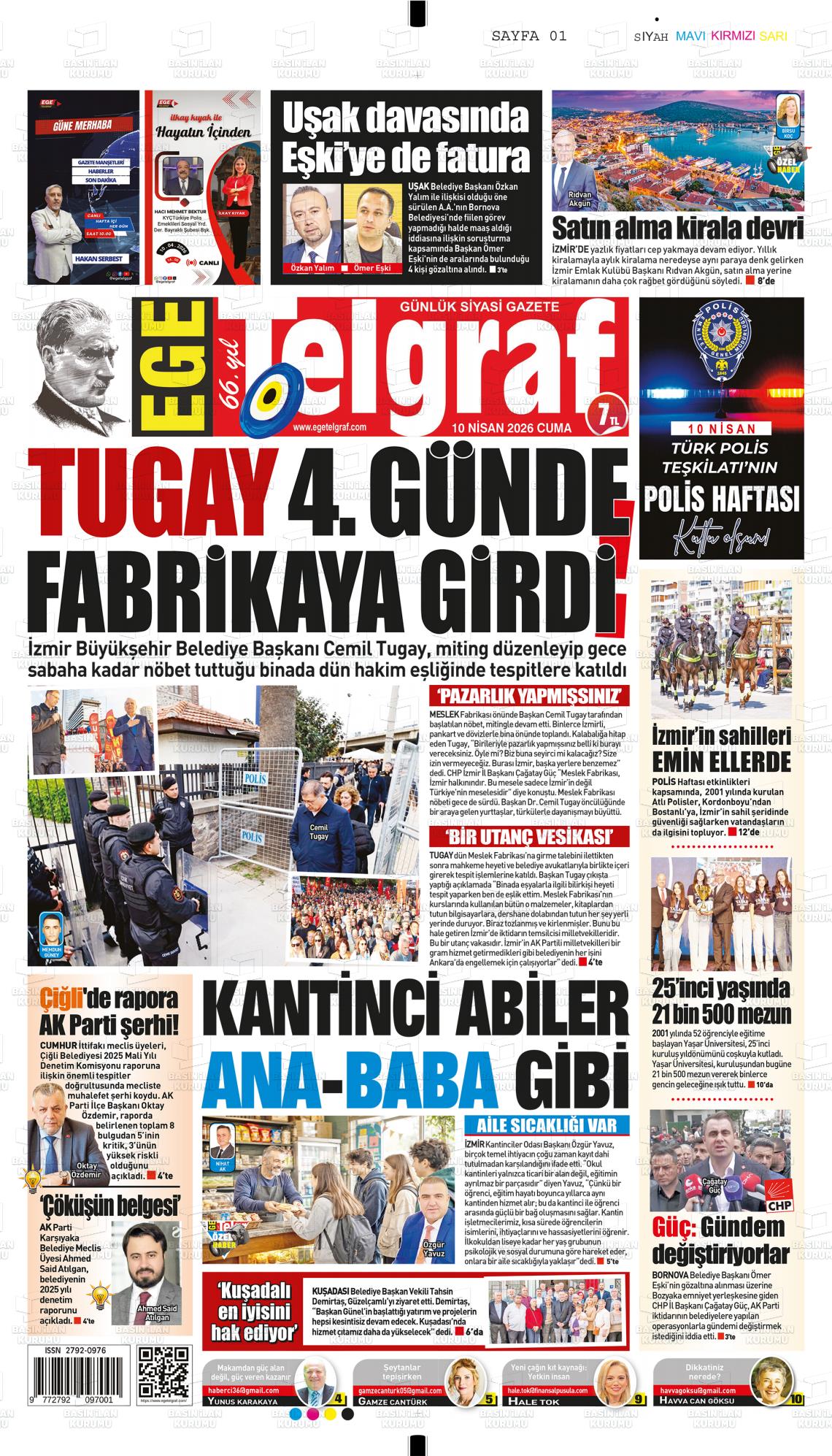 Izmir Egetelgraf 10.04.2026