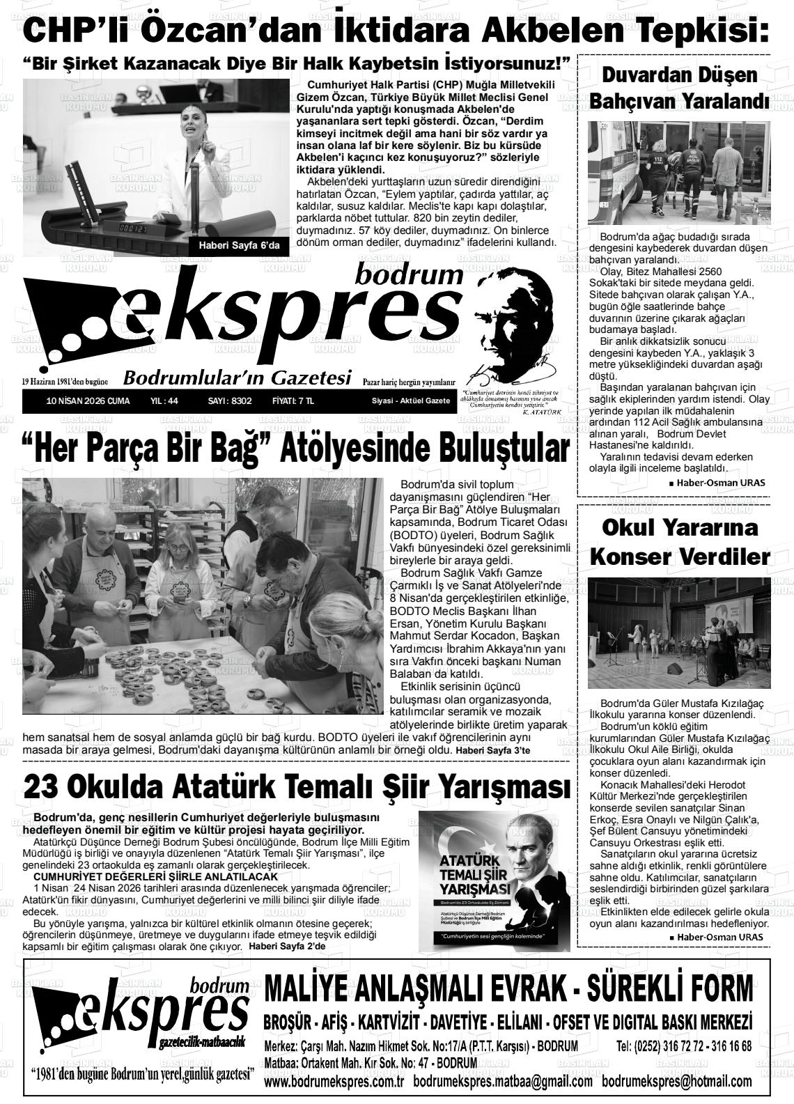 Mugla Ekspresbodrum 10.04.2026