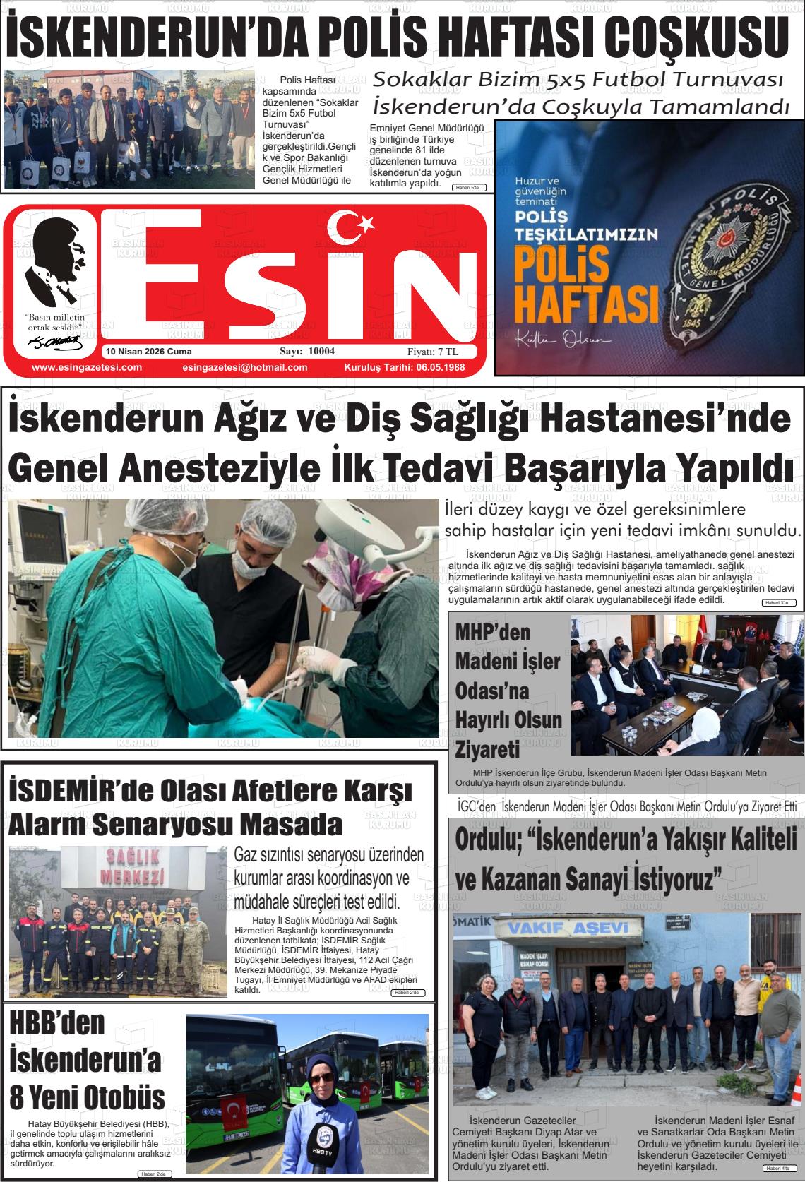 Hatay Esin 10.04.2026