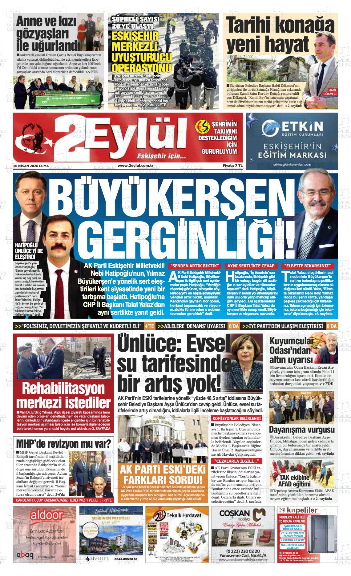 Eskisehir 2 Eylul 10.04.2026