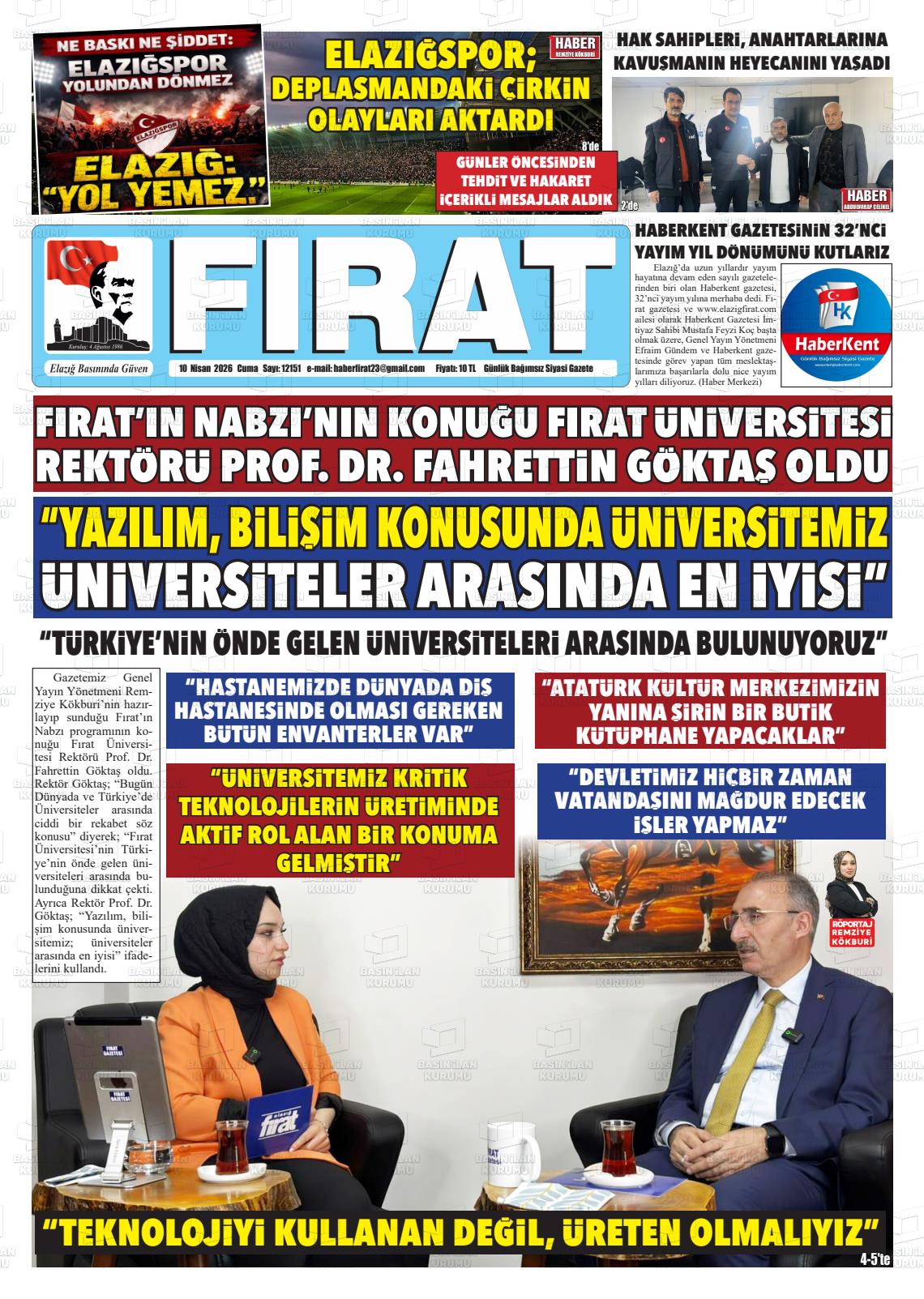 Elazig Firatgazetesi 10.04.2026