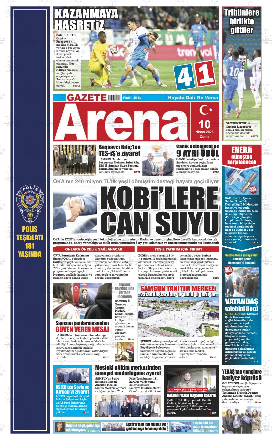 Samsun Gazetearena 10.04.2026