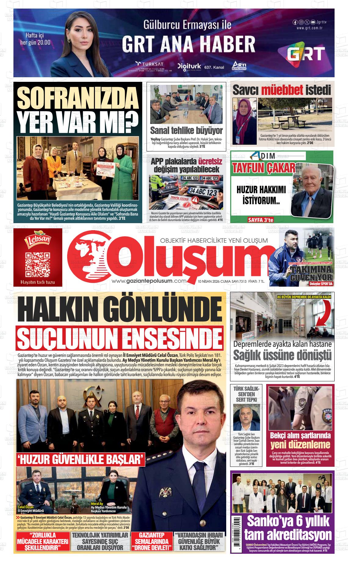 Gaziantep Olusum 10.04.2026