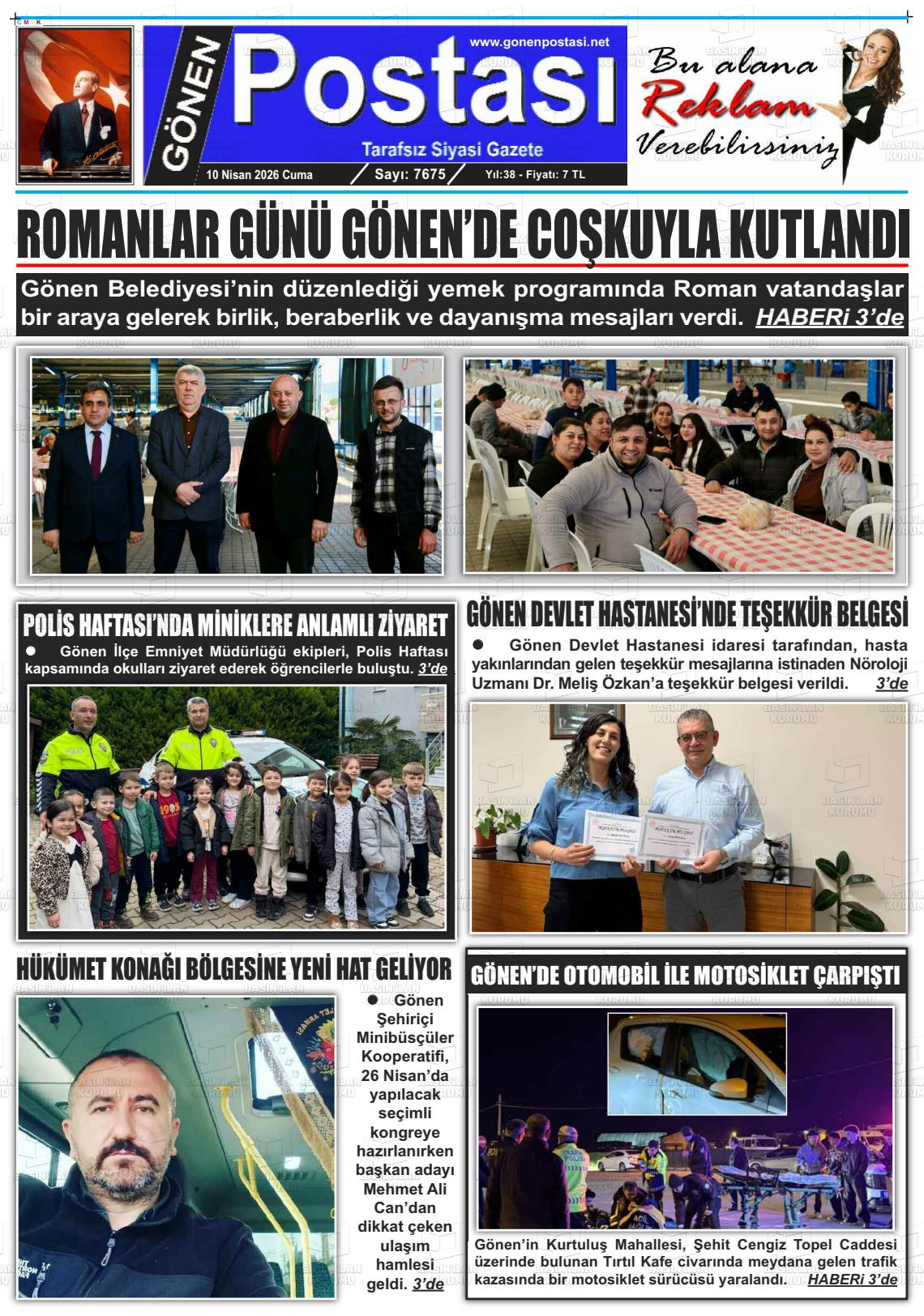 Balikesir Gonenpostasi 10.04.2026