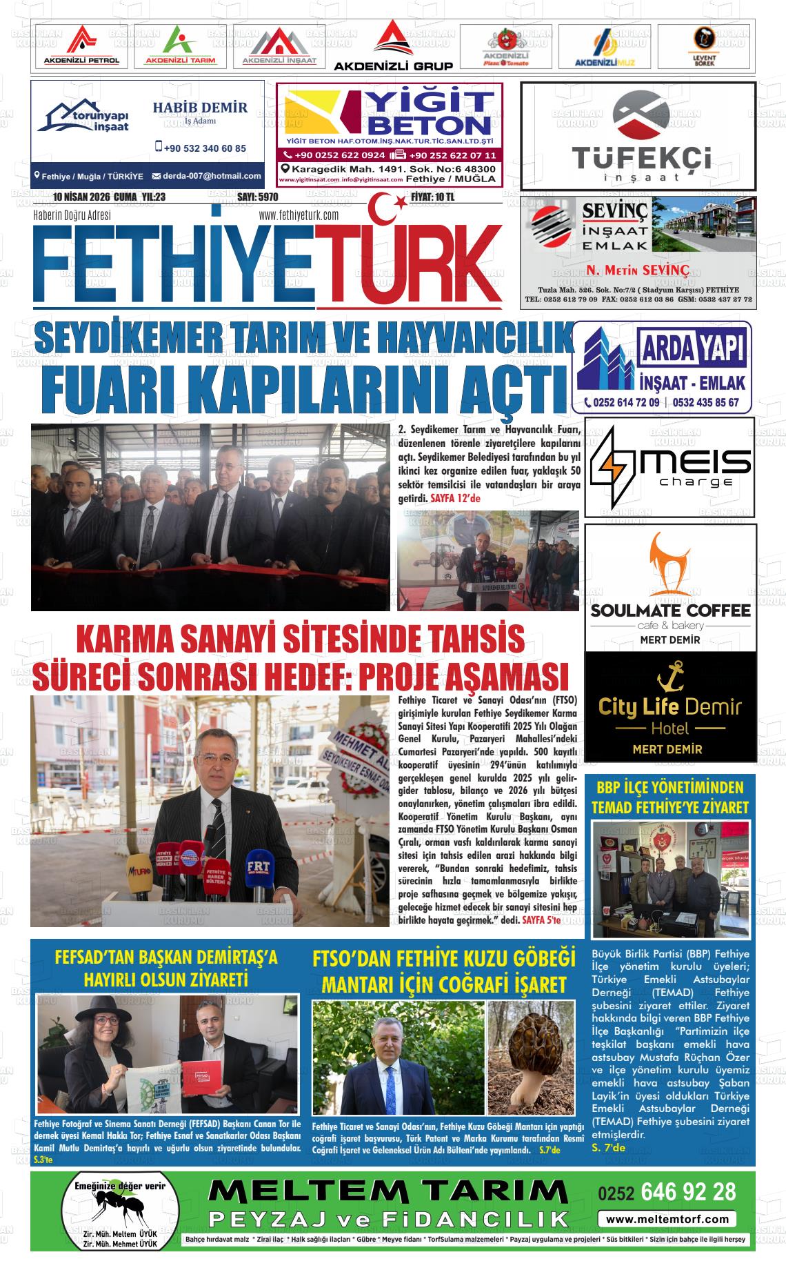 Mugla Gozdefethiye 10.04.2026