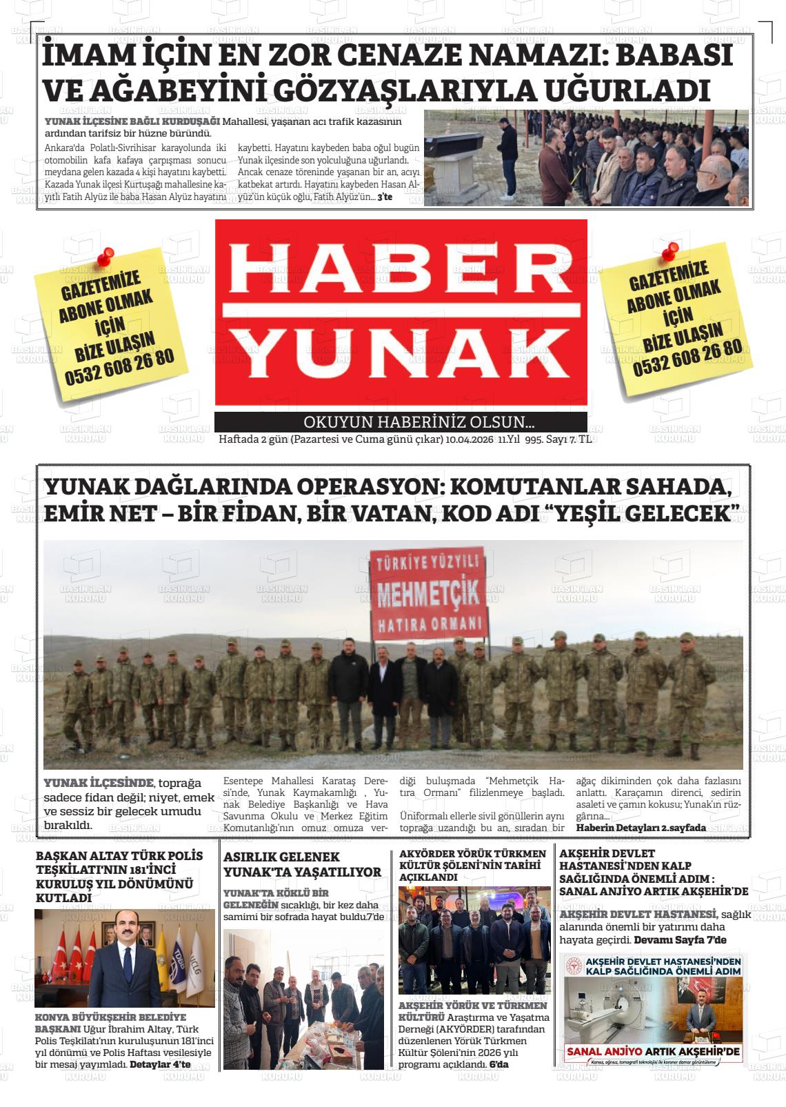 Konya Haberyunak 10.04.2026