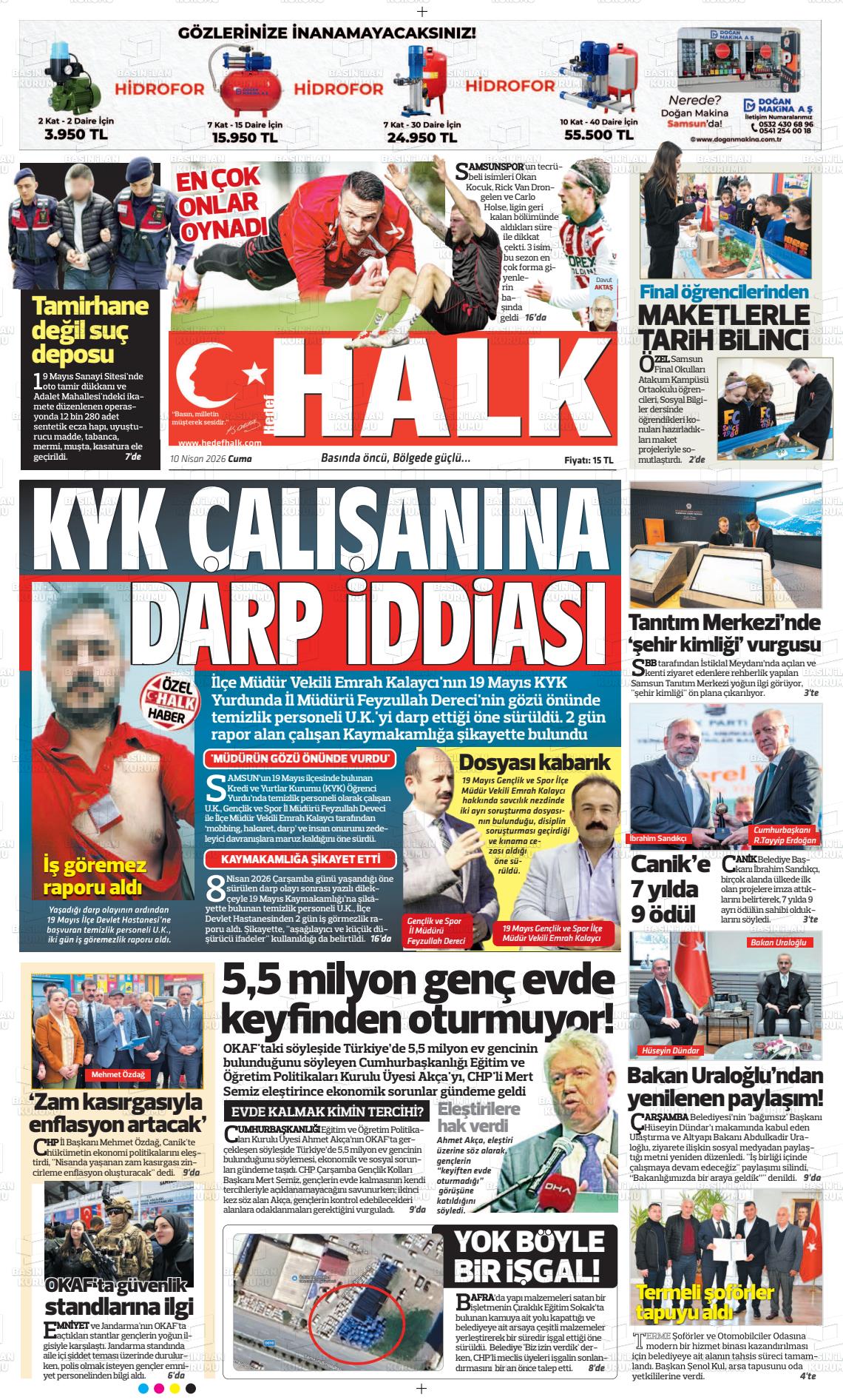 Samsun Hedefhalk 10.04.2026