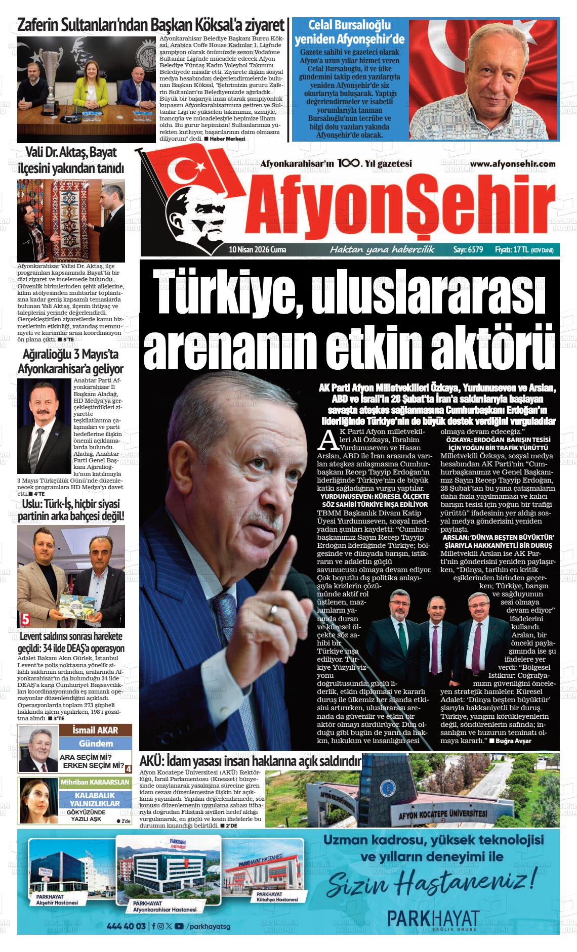 Afyonkarahisar Hisar 10.04.2026