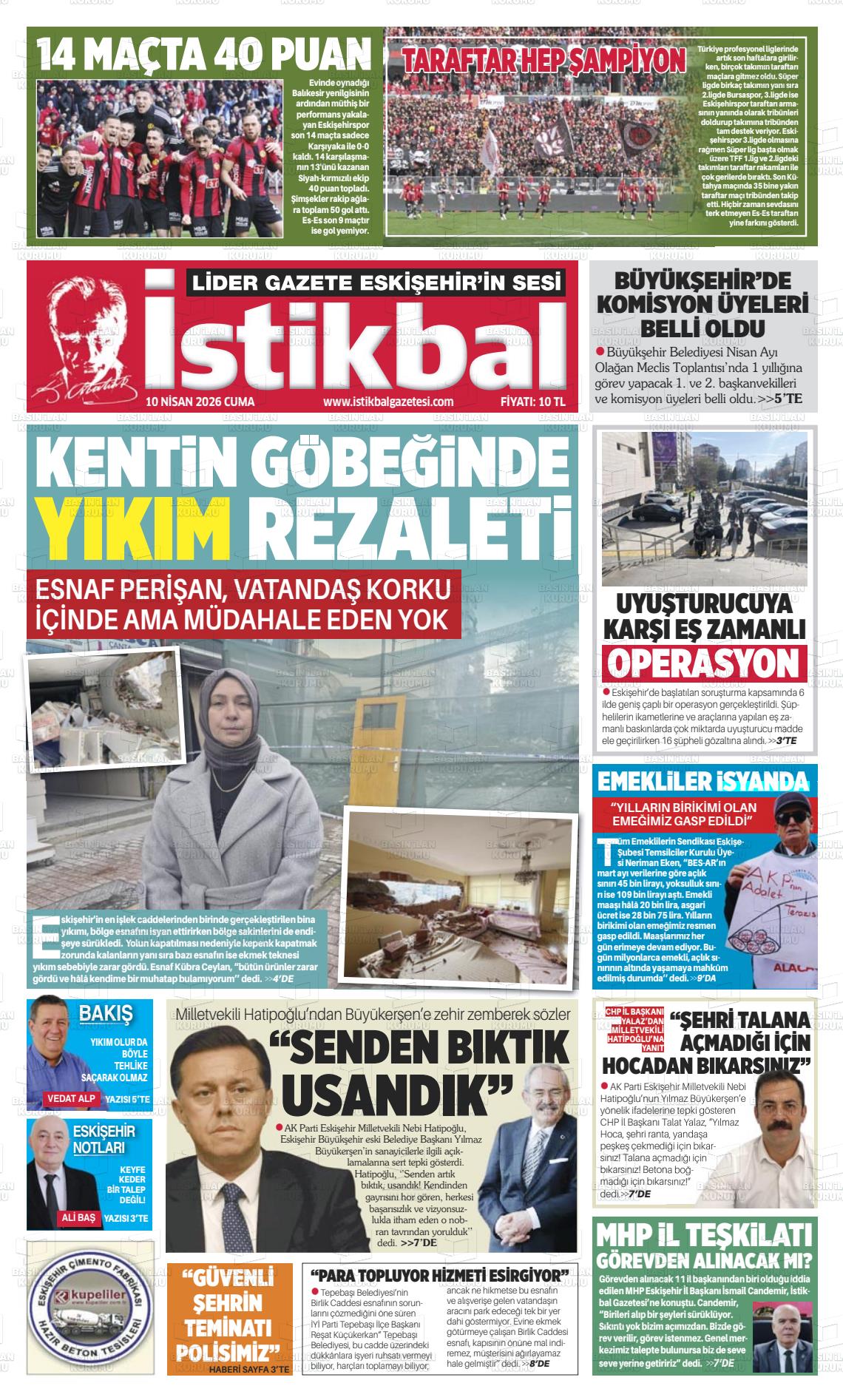 Eskisehir Istikbal 10.04.2026