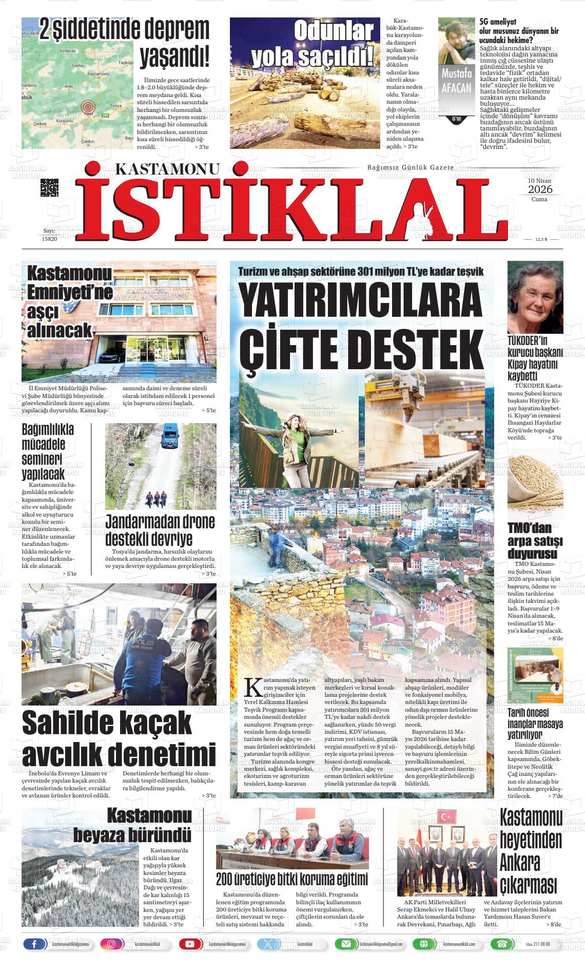 Kastamonu 10.04.2026